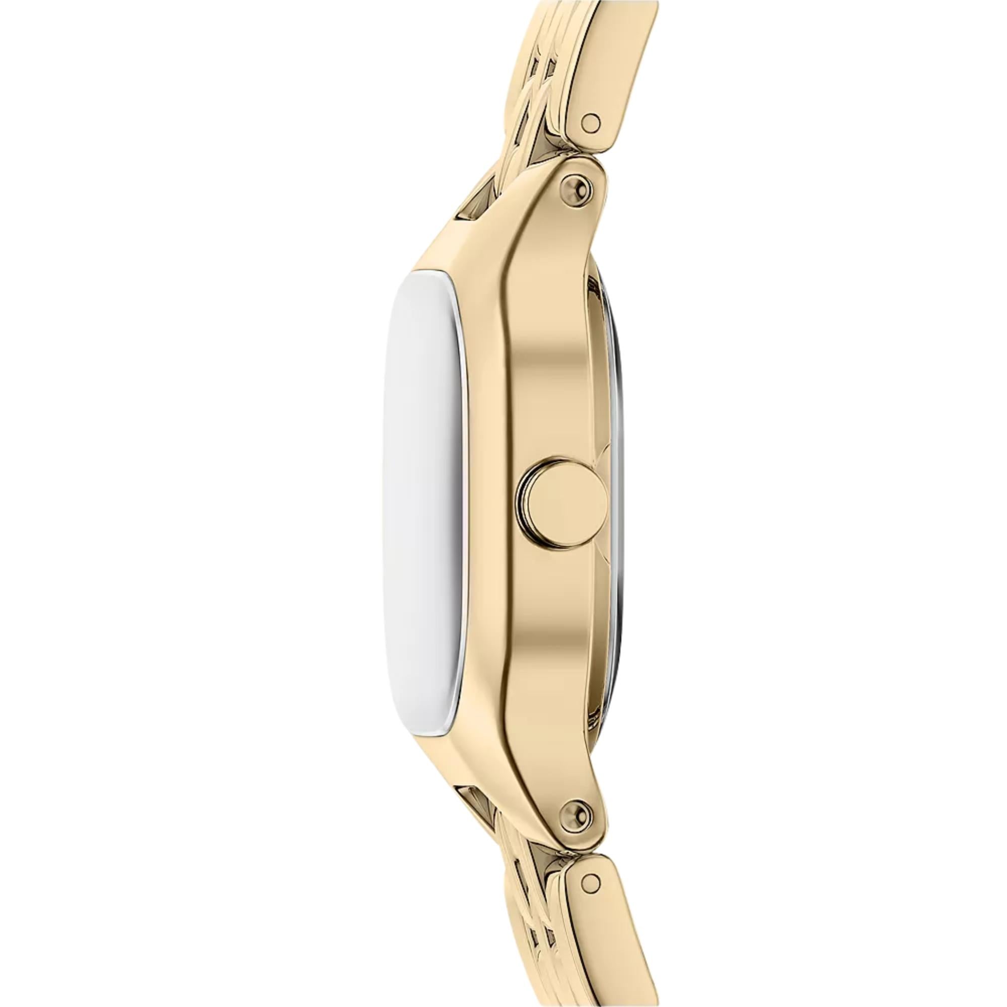 Skagen Mellem Micro 20mm Gold Dial Steel Ladies Quartz Watch SKW3177