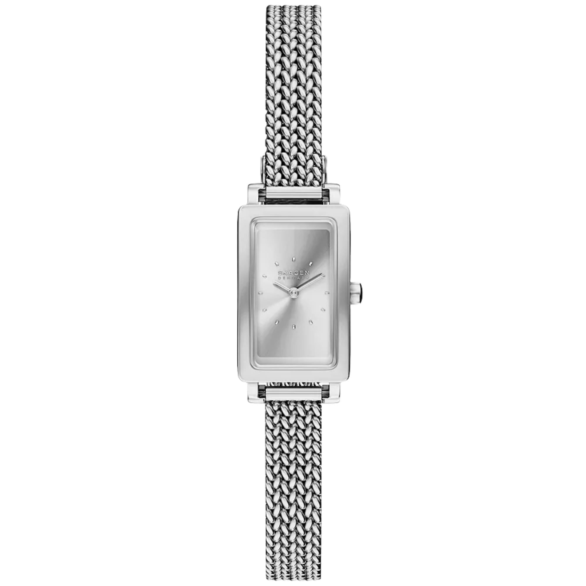Skagen Hagen Micro Quartz Silver Dial Steel Strap Women's Watch SKW3179
