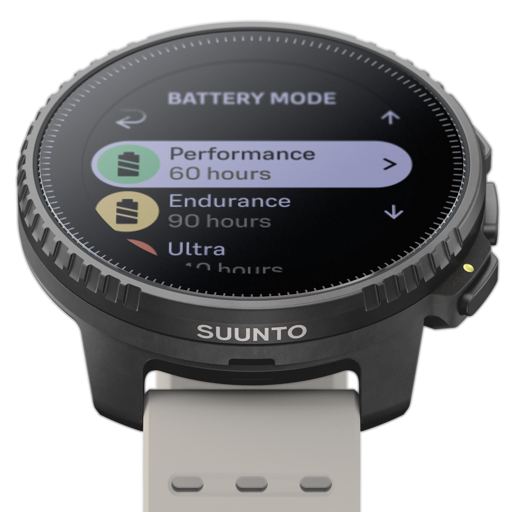 Suunto Vertical Black Sand Digital Silicone Strap Unisex Smart Watch SS050863000