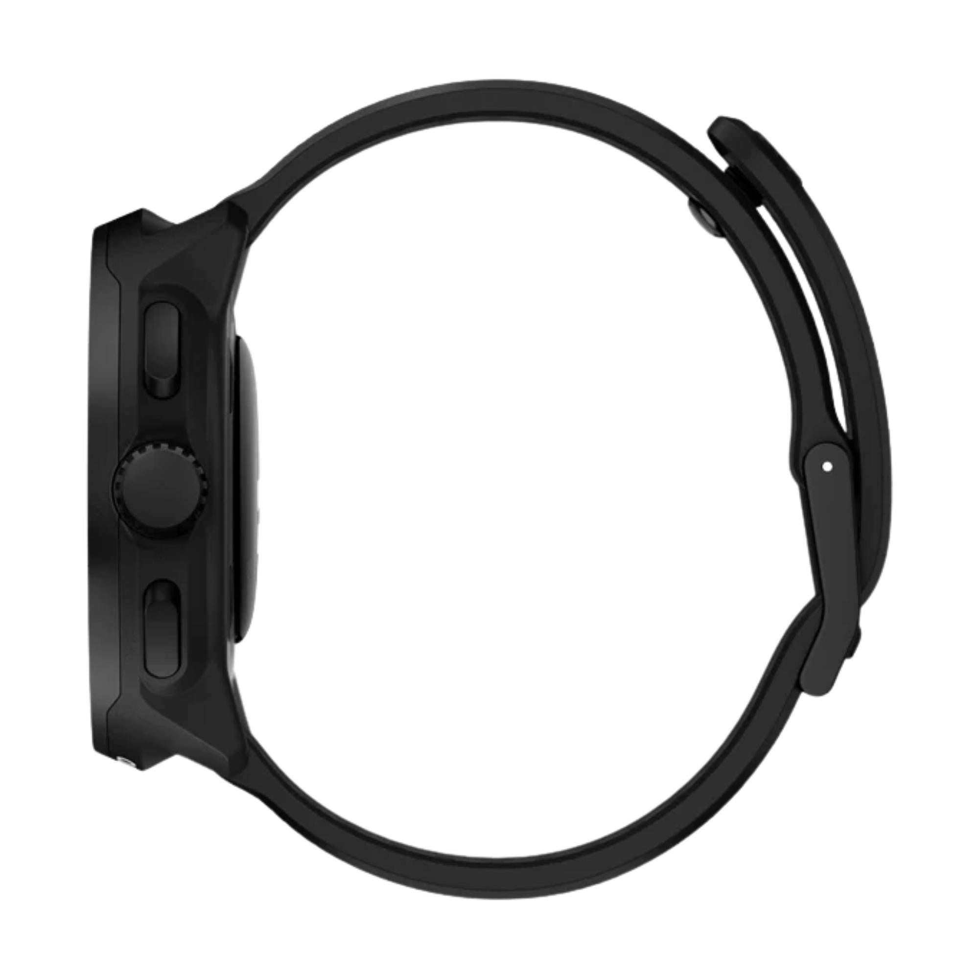 Suunto Run All Black Digital Silicone Strap Unisex Smart Watch SS051272000