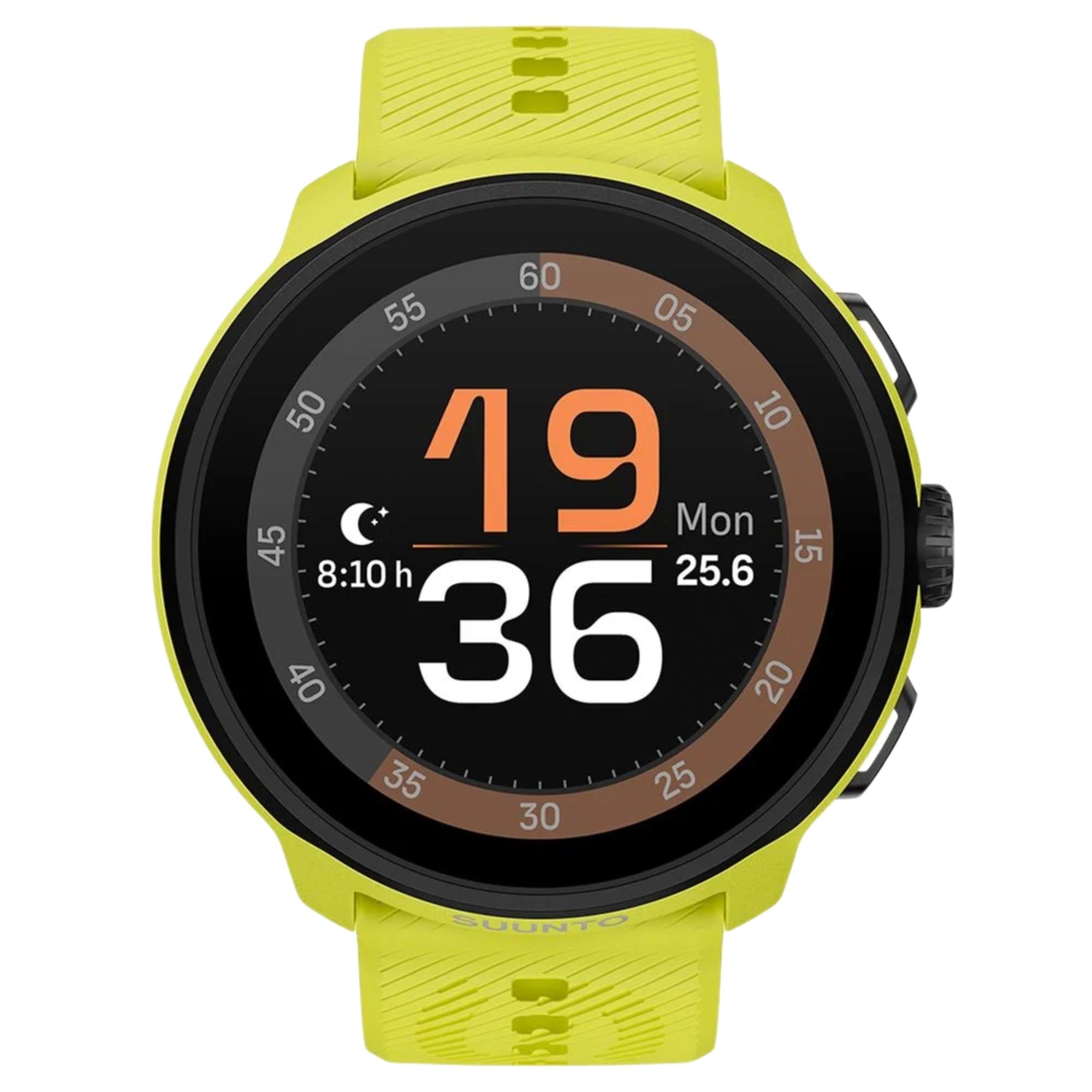 Suunto Run Lime Digital Silicone Strap Unisex Smart Watch SS051274000