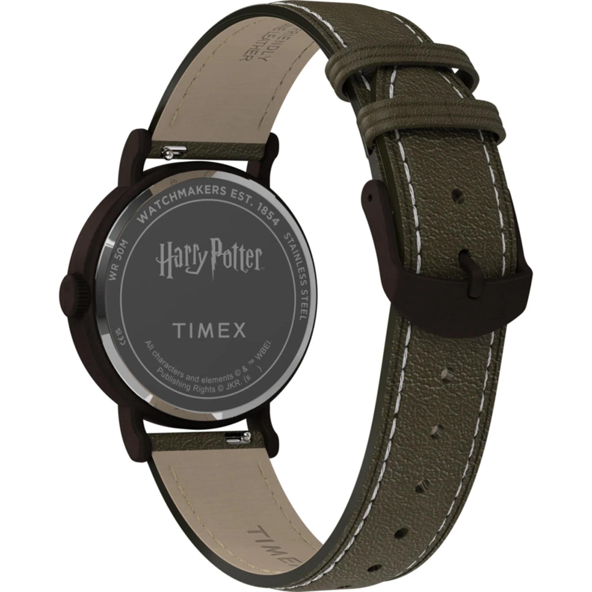Timex Lab Harry Potter x Timex Weekender Sorting Hat Brown Dial Leather Strap Men's Watch TW2Y77000