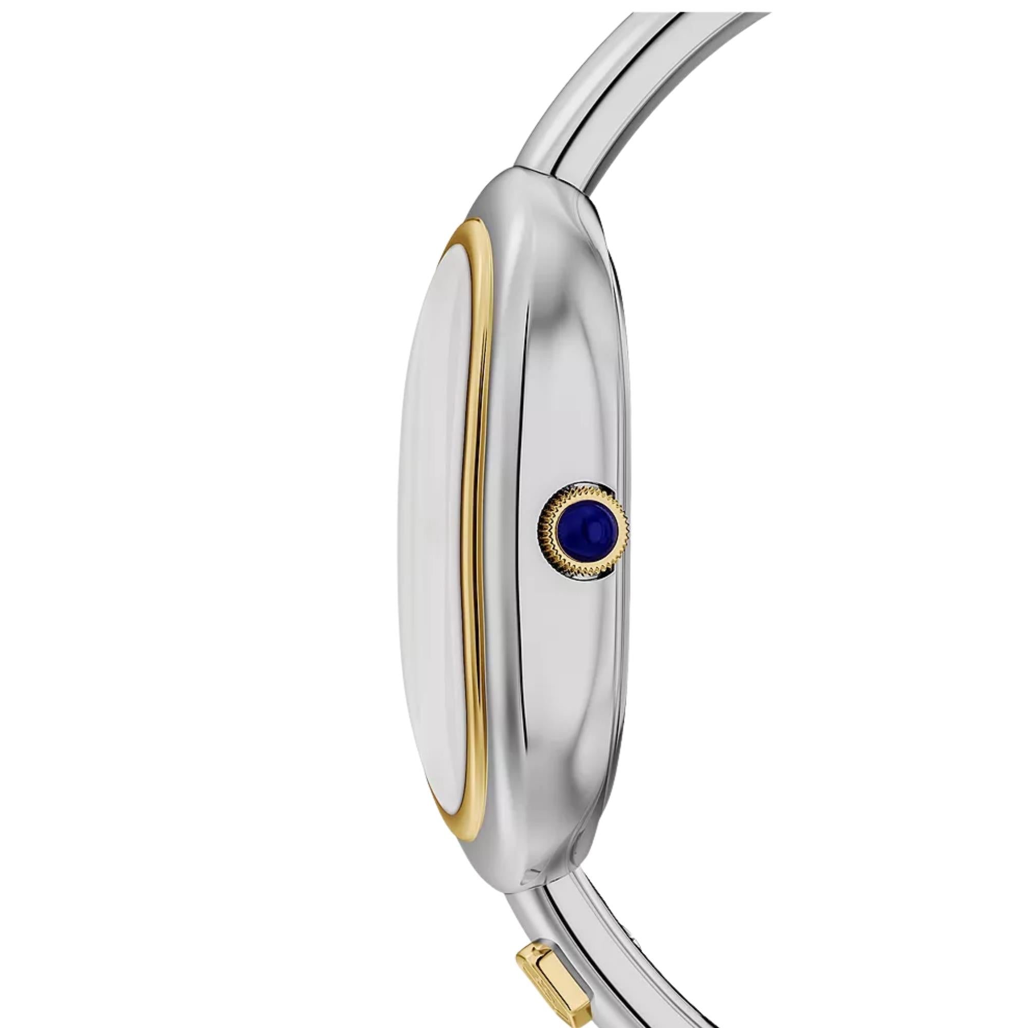 Fossil Sloan Quartz Mother of Pearl Dial Steel Strap Women's Bangle Watch ES5455