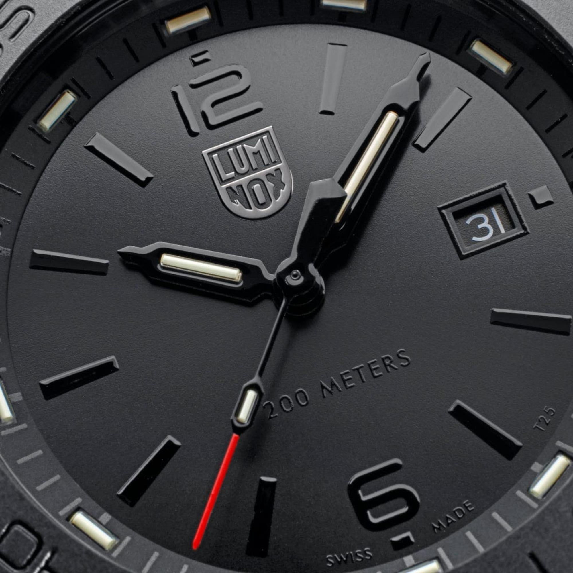 Luminox Pacific Diver 44mm Black Dial Rubber Mens Quartz Watch XS.3121.BO.1