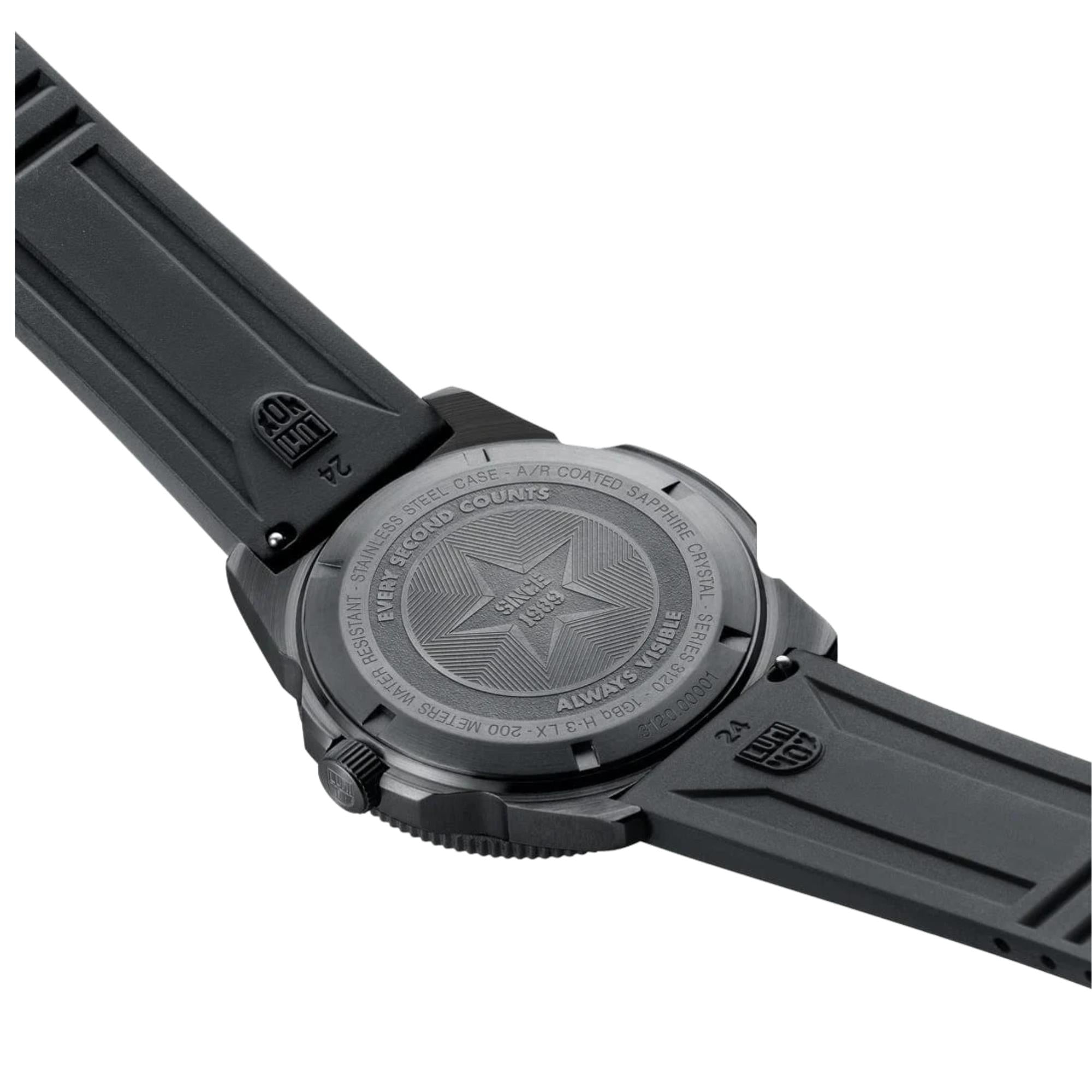 Luminox Pacific Diver 44mm Black Dial Rubber Mens Quartz Watch XS.3121.BO.1