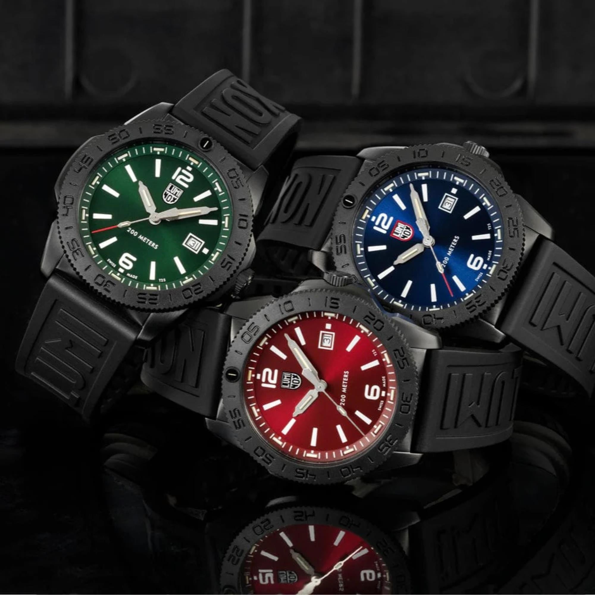 Luminox Pacific Diver Quartz Blue Dial Rubber Strap Men's Watch XS.3123.B