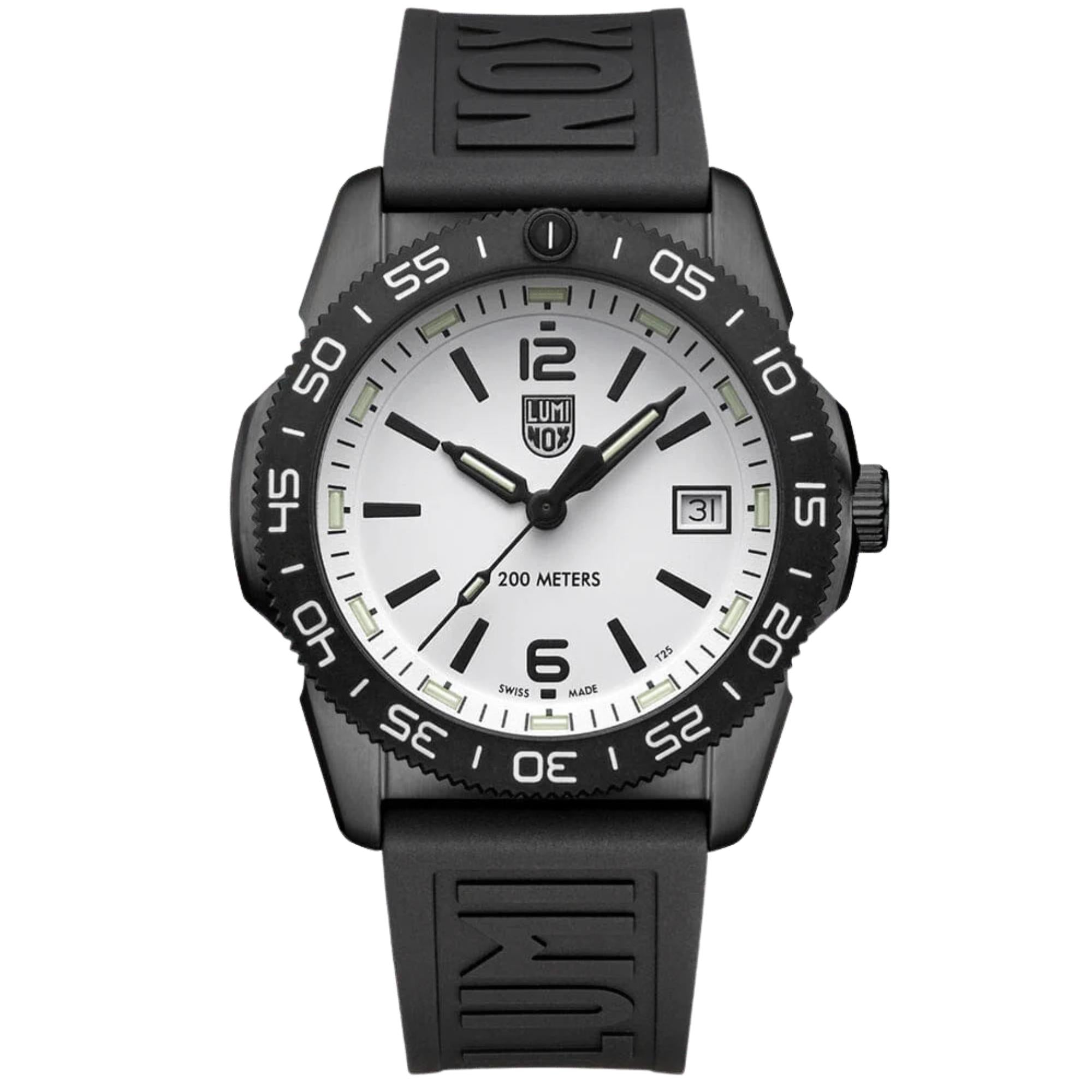 Luminox Pacific Diver 39mm White Dial Rubber Mens Quartz Watch XS.3127M