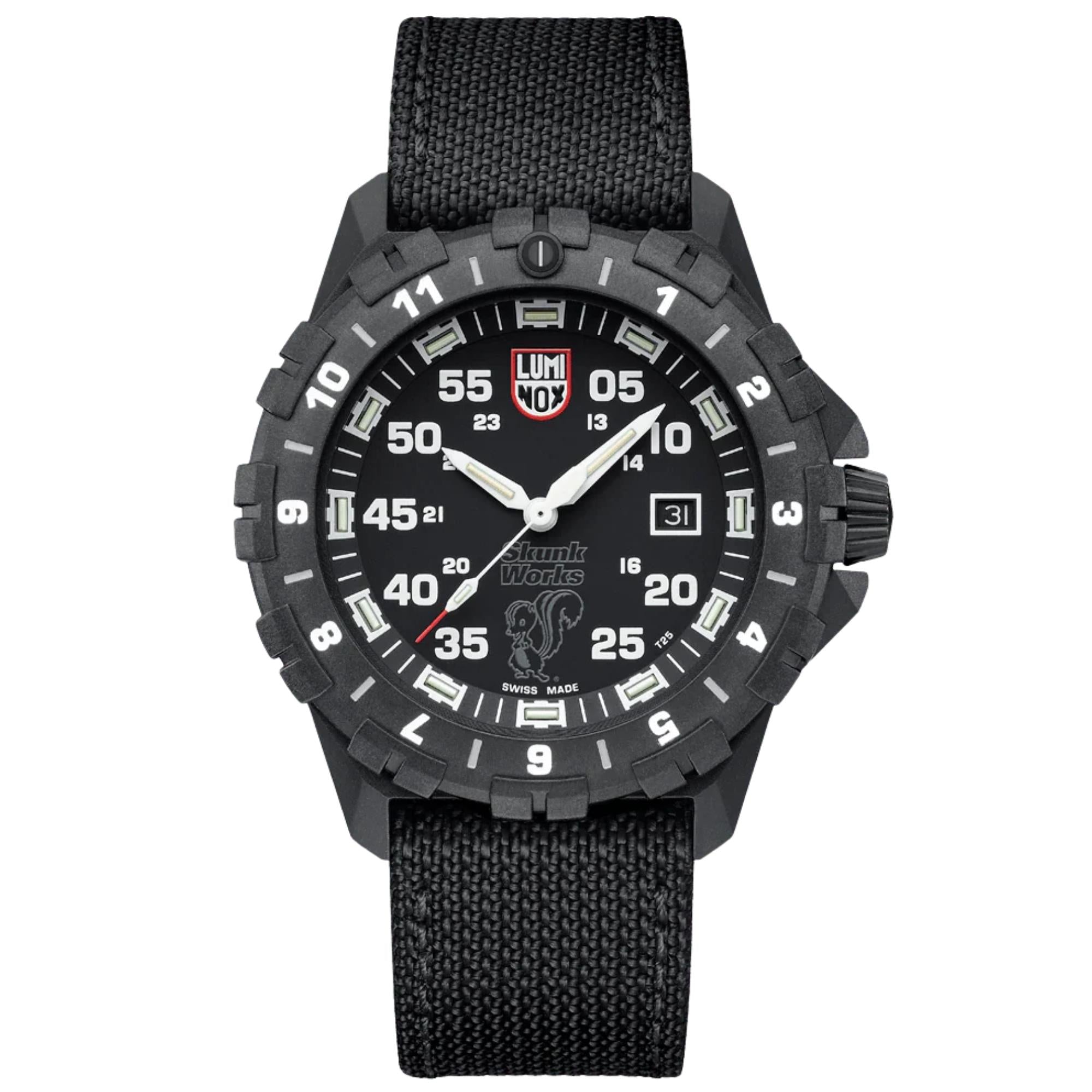Luminox F-117 Nighthawk 44mm Black Dial Kevlar Mens Watch XA.6442.H