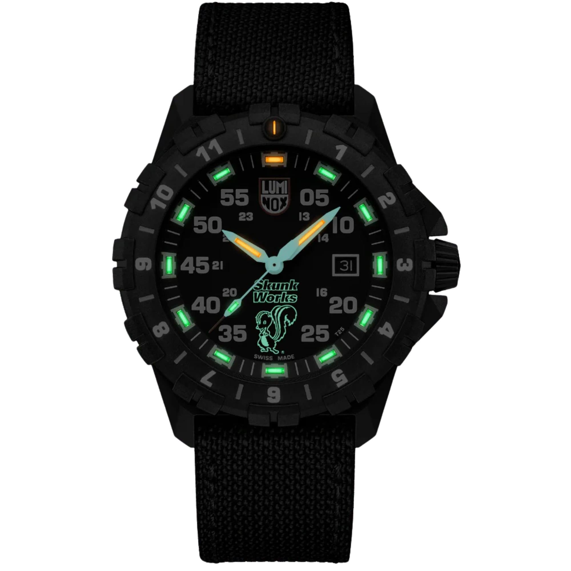 Luminox F-117 Nighthawk x Skunk Works Black Dial Kevlar Strap Men's Watch XA.6442.H