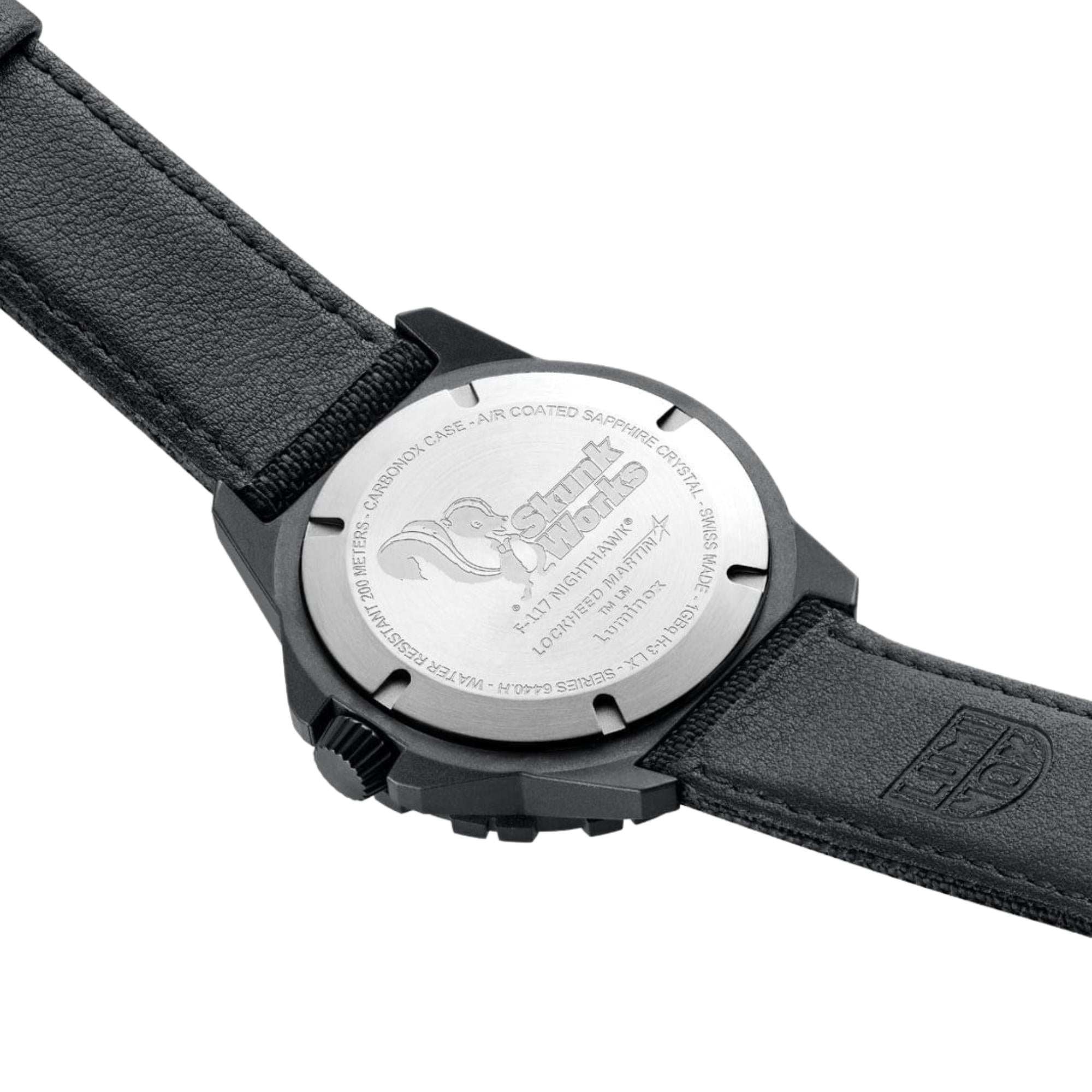 Luminox F-117 Nighthawk x Skunk Works Black Dial Kevlar Strap Men's Watch XA.6442.H
