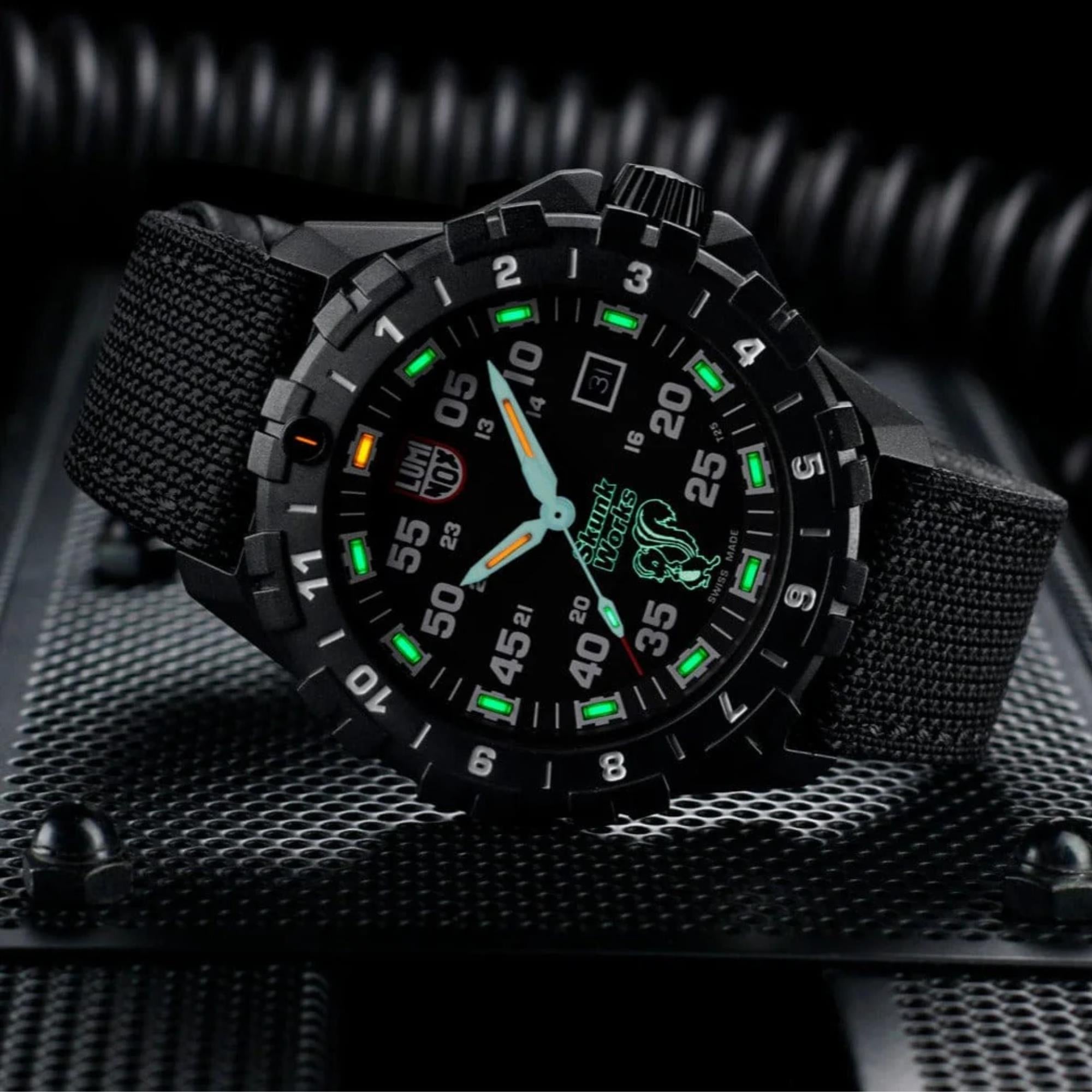 Luminox F-117 Nighthawk x Skunk Works Black Dial Kevlar Strap Men's Watch XA.6442.H
