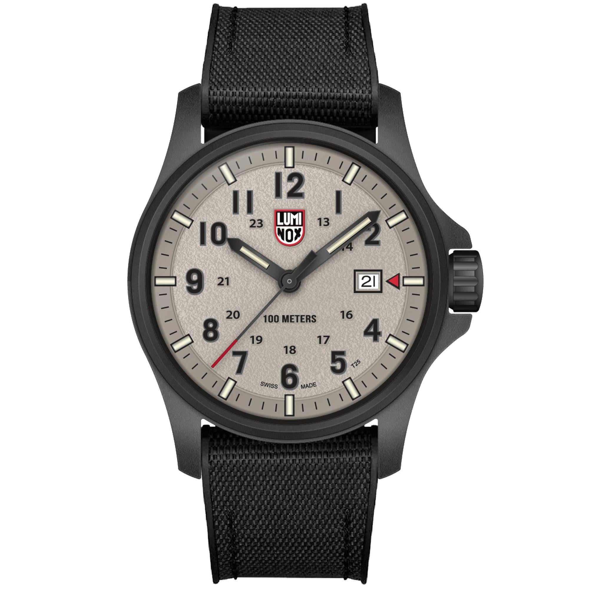 Luminox Atacama Field Grey Textured Dial Rubber Strap Men's Watch XL.1971.2