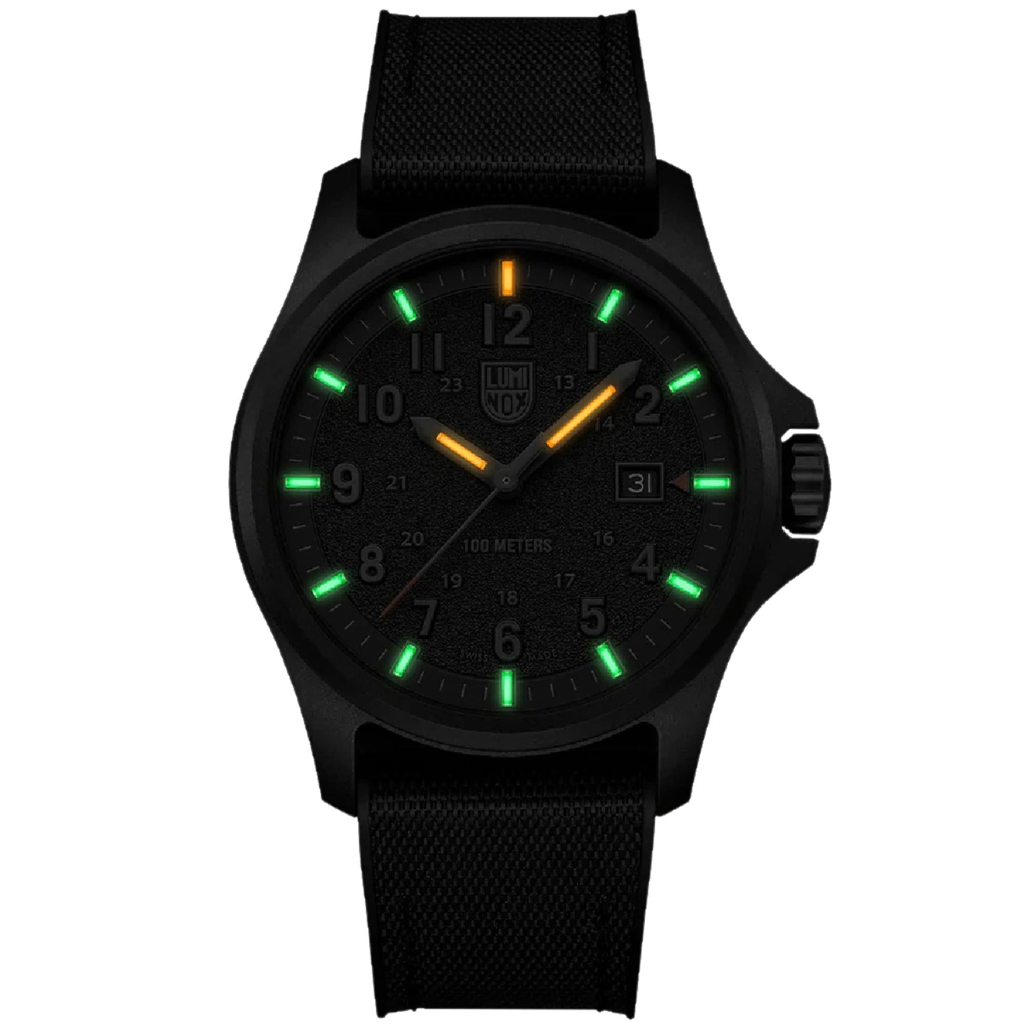 Luminox Atacama Field Grey Textured Dial Rubber Strap Men's Watch XL.1971.2