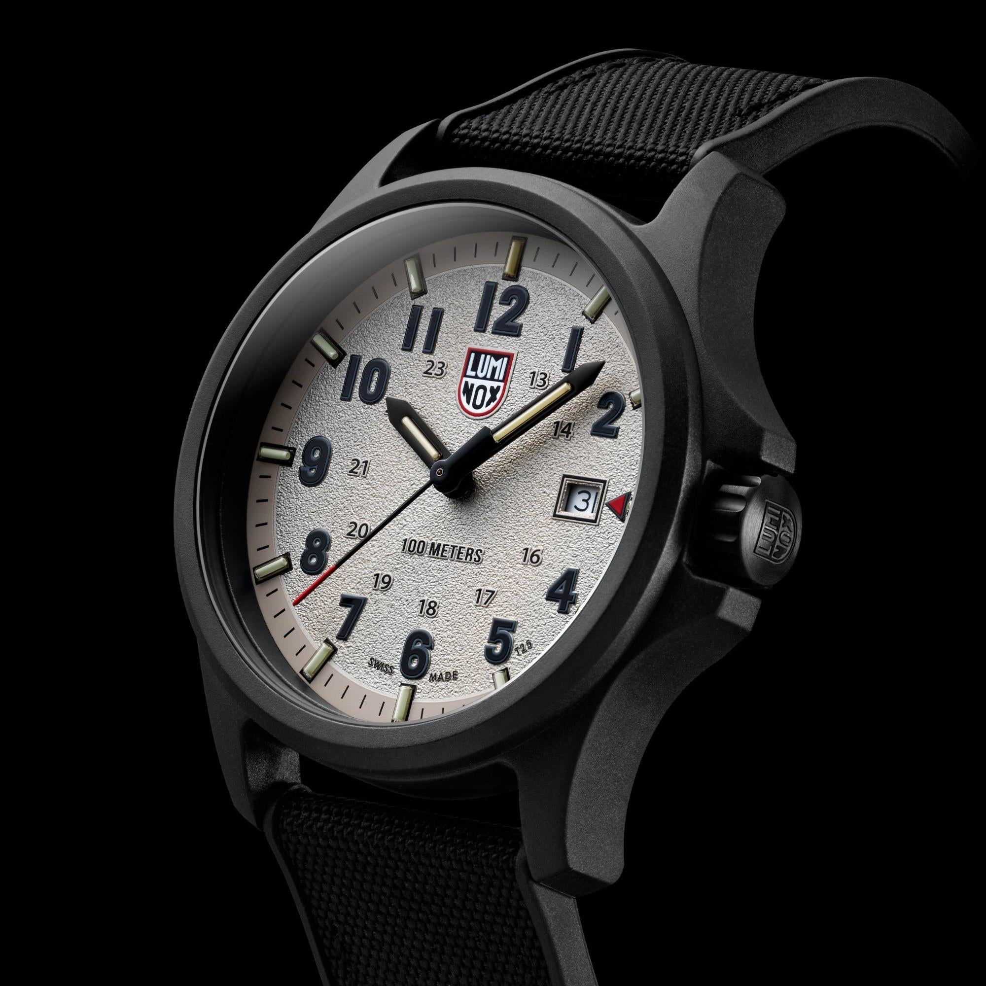 Luminox Atacama Field Grey Textured Dial Rubber Strap Men's Watch XL.1971.2