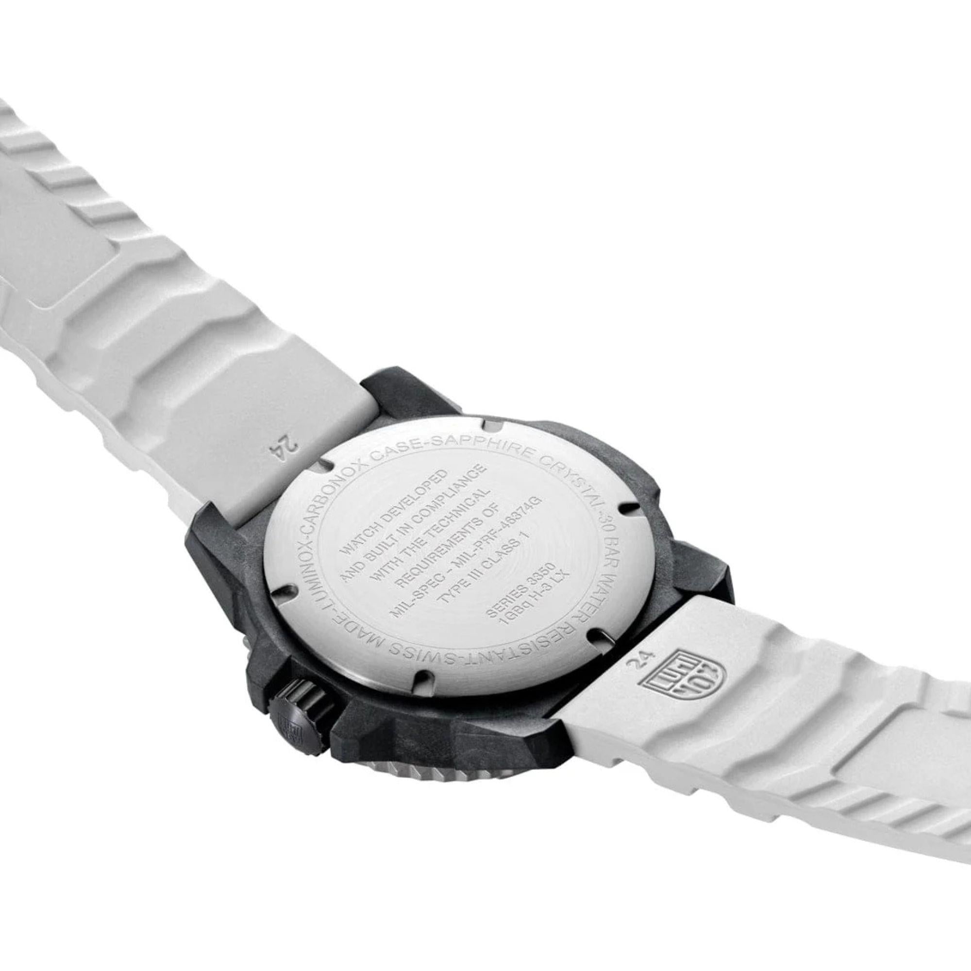 Luminox MIL-SPEC Inspired Black Dial Rubber Strap Men's Watch XL.3359.2