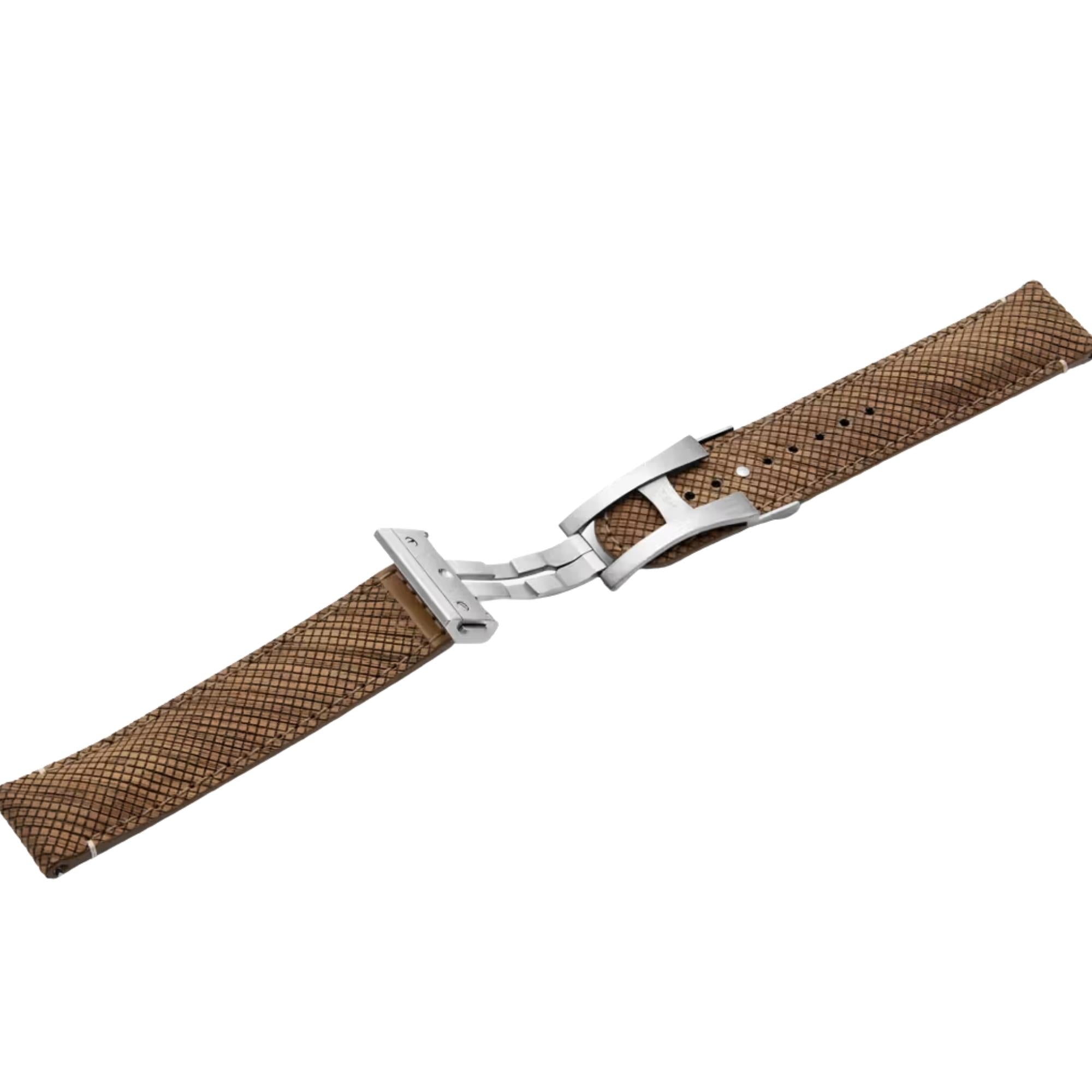 Victorinox Wooden Crafted 21mm Leather Watch Strap D1-DC V.60039