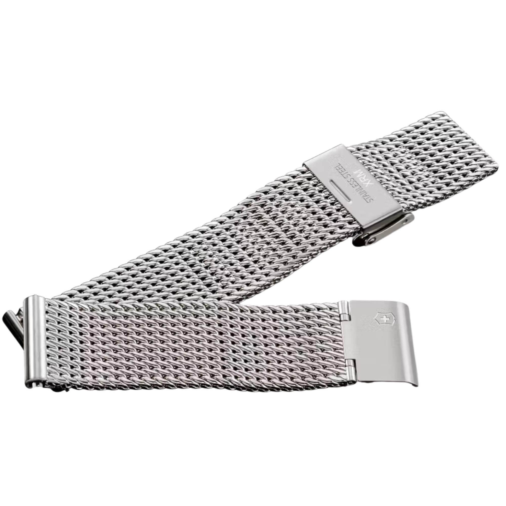 Victorinox High Quality Milanais 21mm Silver Mesh Watch Strap D1 V.60065