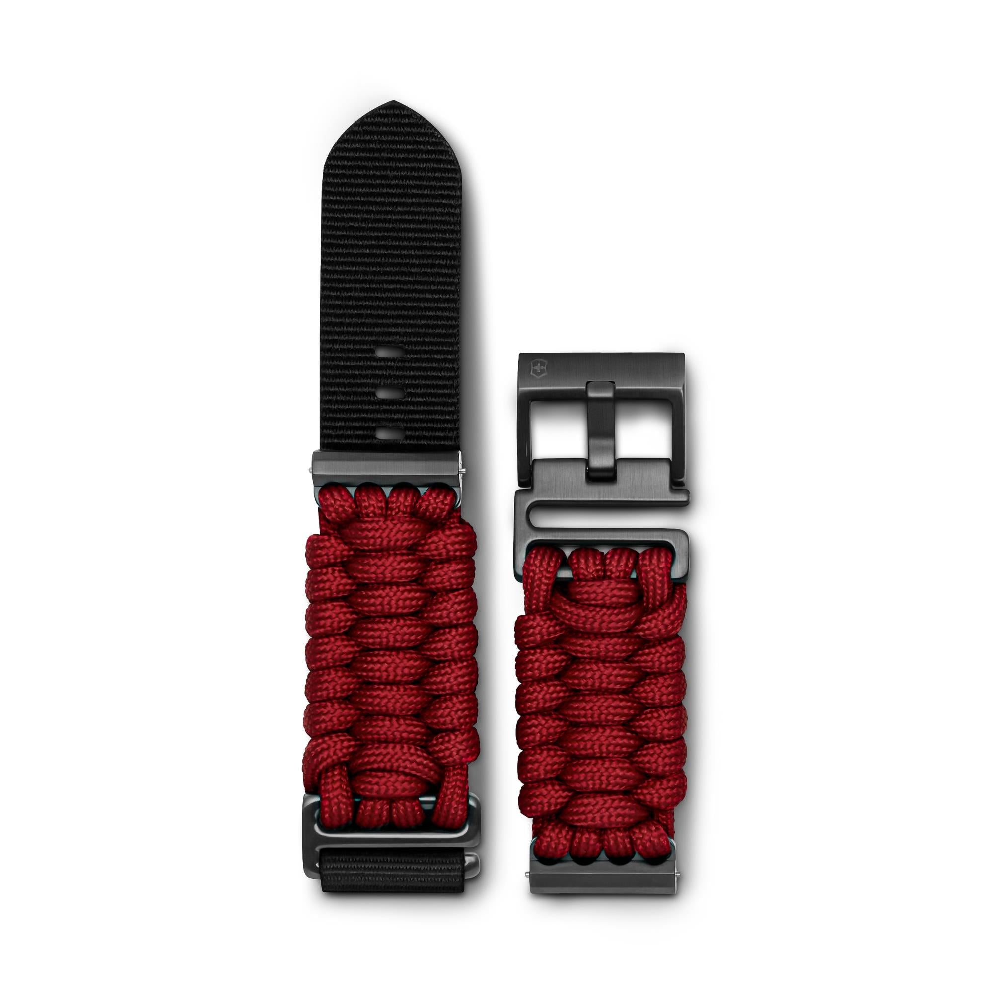 Victorinox Handwoven Paracord 21mm Red Watch Strap D1 V.60051