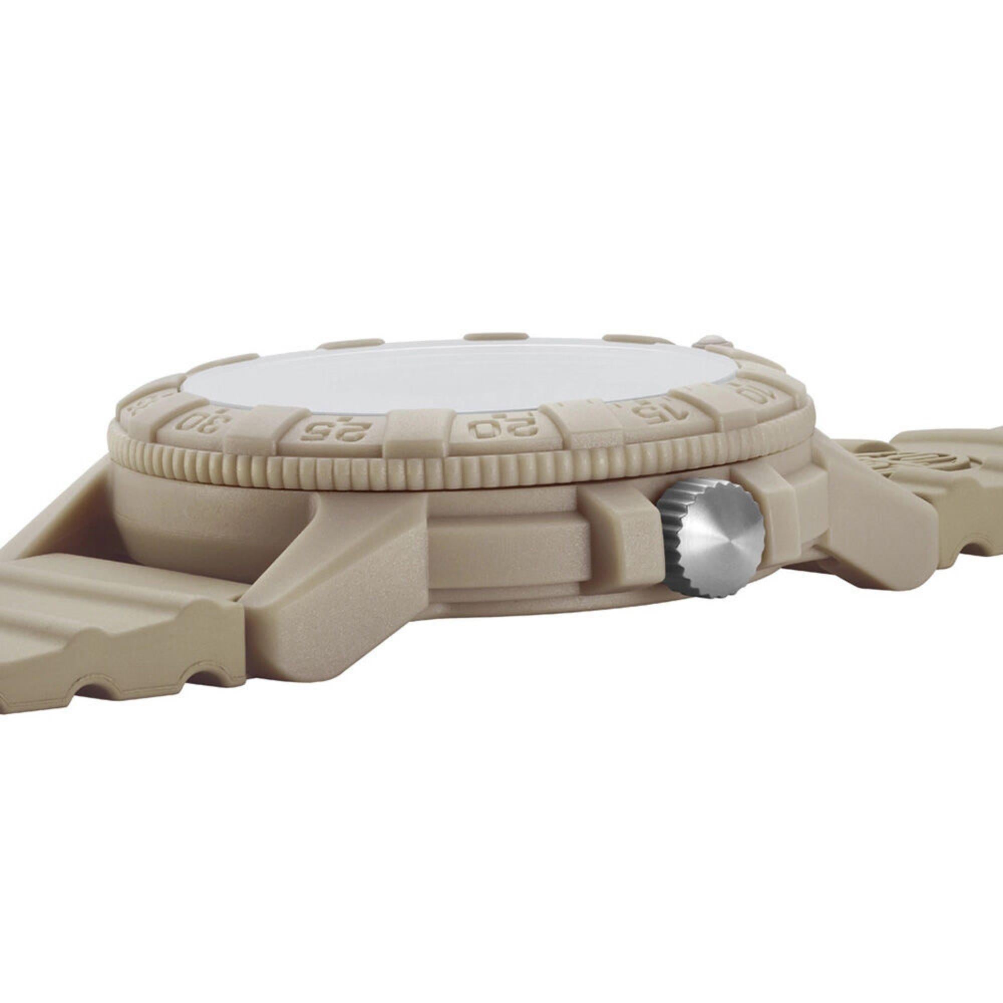 Luminox Leatherback Sea Turtle 44mm Brown Dial Rubber Mens Quartz Watch XS.0326