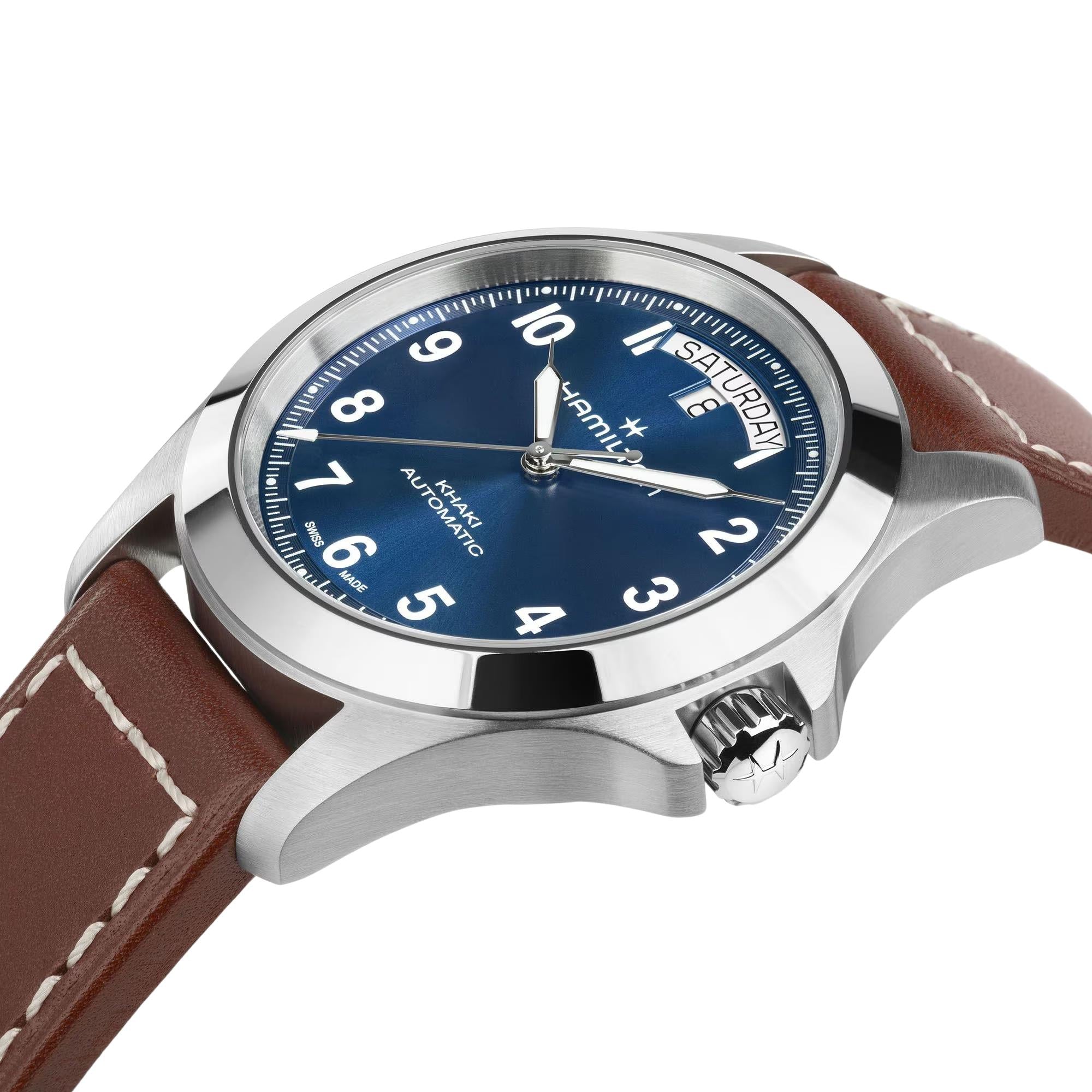 Hamilton Khaki Field King H64475540 40mm stainless steel case side profile