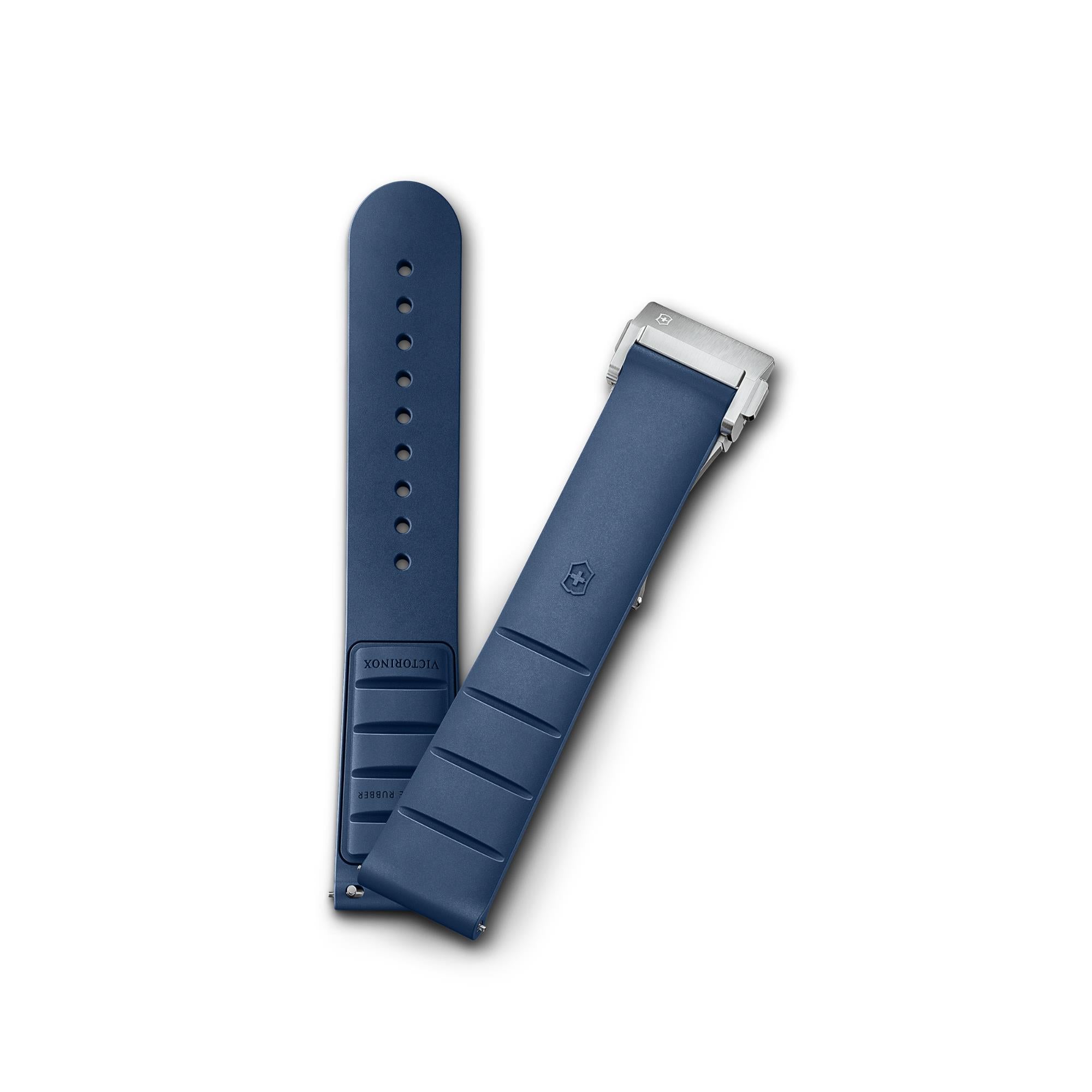 Victorinox Air Circulation Pad Genuine Blue 21mm Rubber Strap D6-DC V.60096