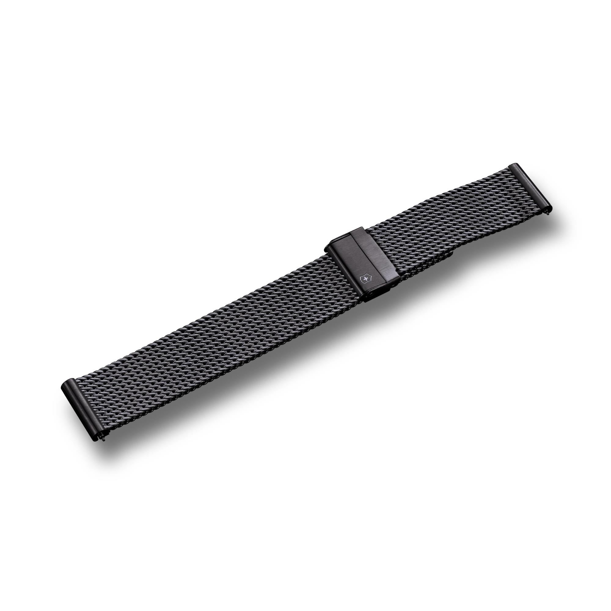 Victorinox High-Quality Black PVD Small 16mm Mesh Watch Strap D1 V.60094