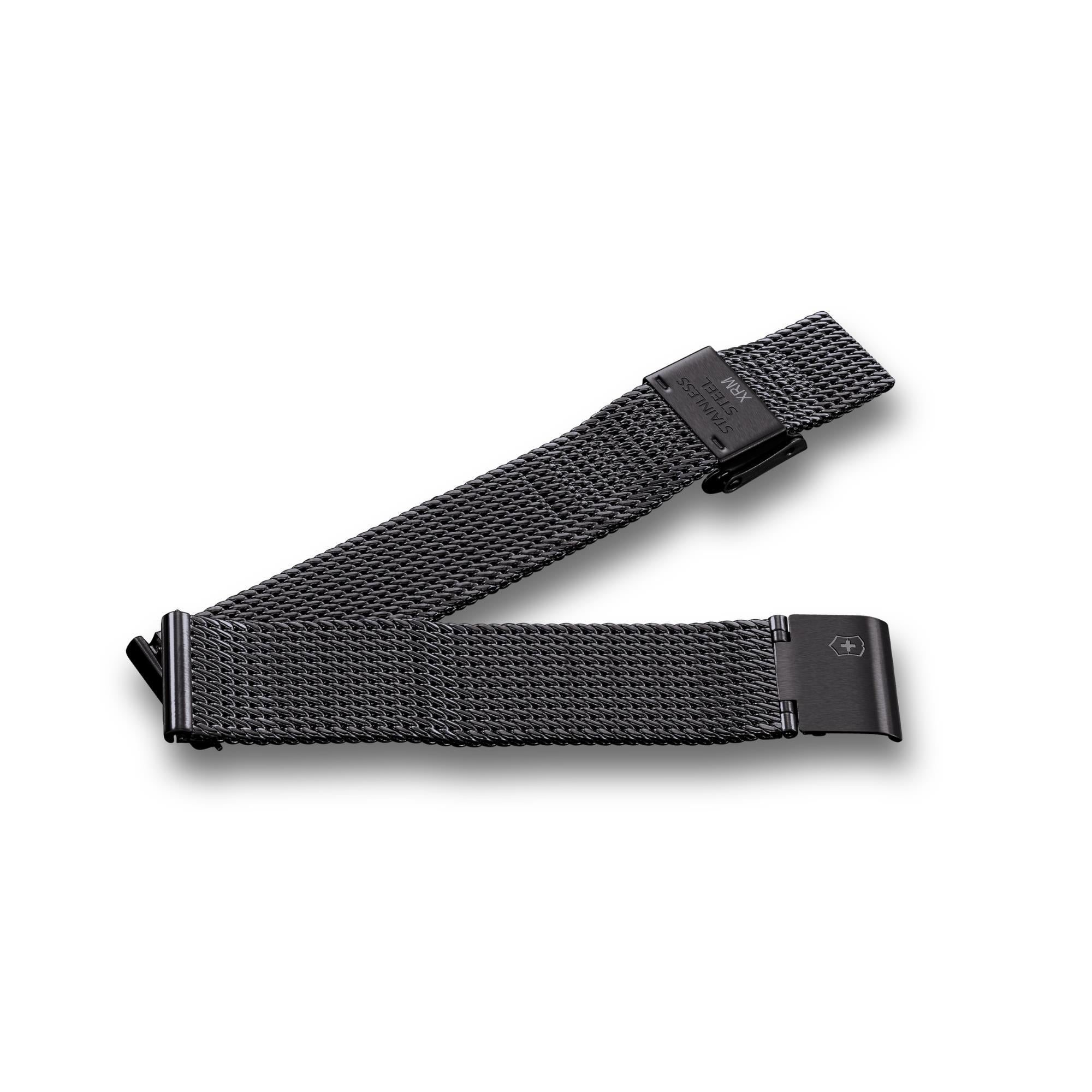 Victorinox High-Quality Black PVD Small 16mm Mesh Watch Strap D1 V.60094