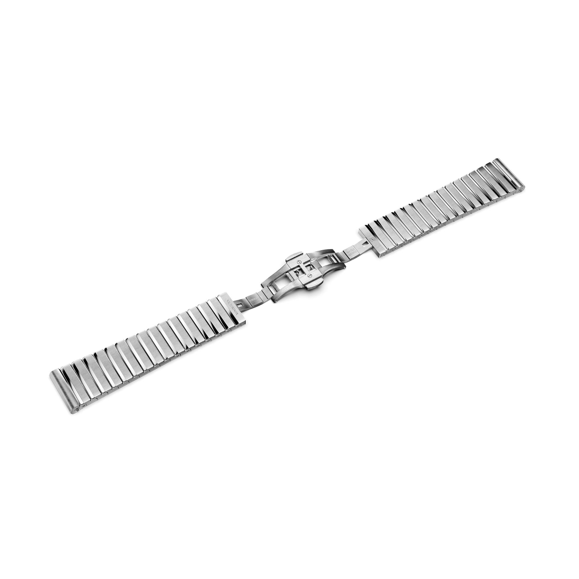 Victorinox Premium Silver Stainless Steel 21mm Watch Strap D3 V.60091
