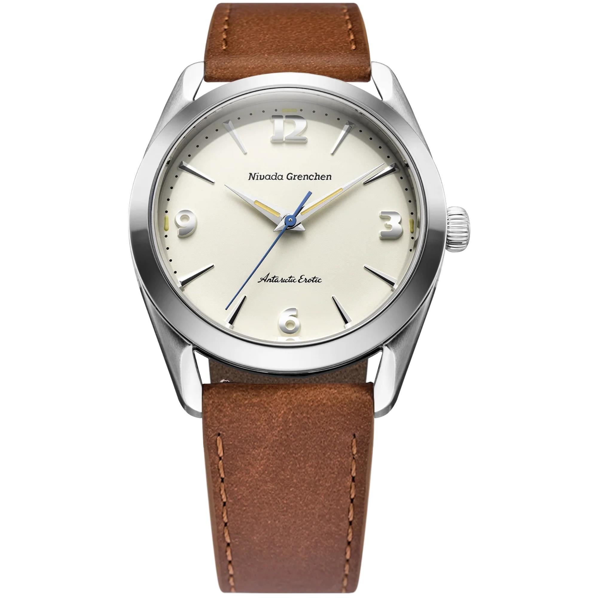 Nivada Grenchen Antarctic Erotic 38mm Manual-Wind Watch 320691M16