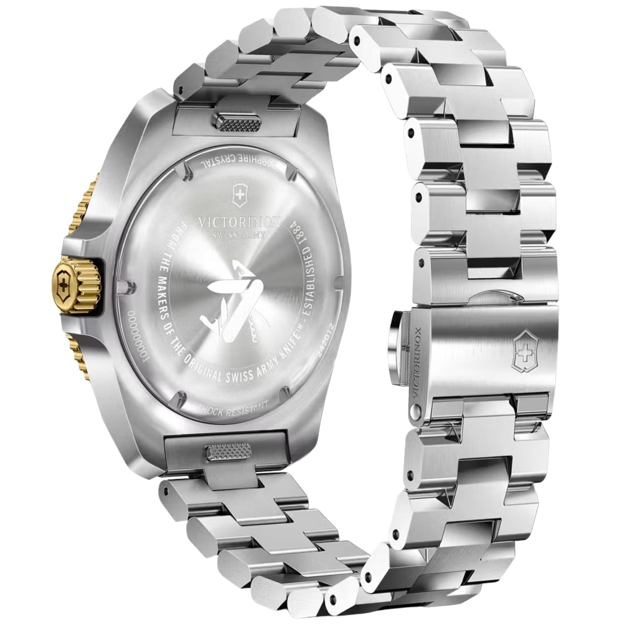Victorinox Journey 1884 43mm Green Dial Steel Mens Quartz Watch 242012