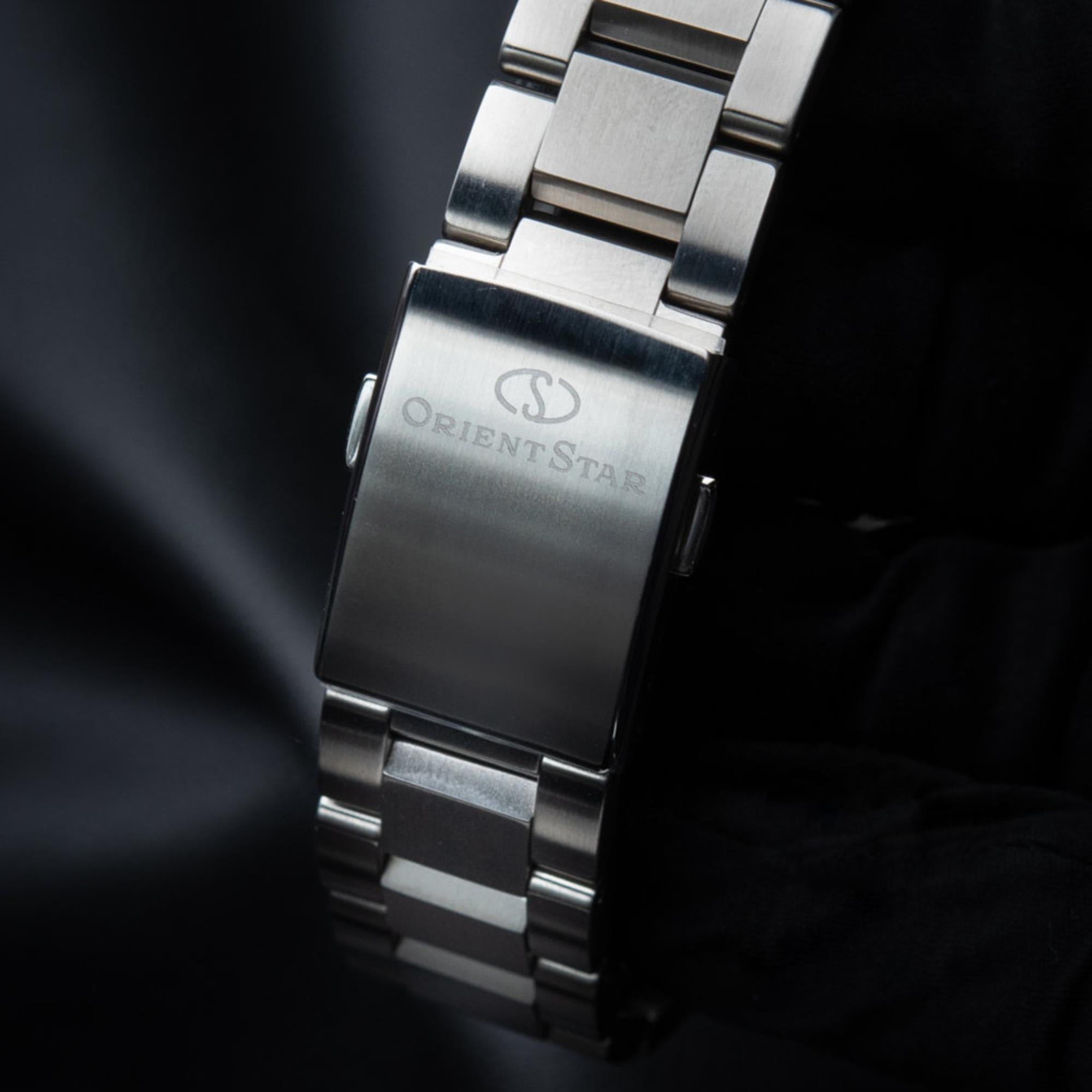 Orient Star Avant-Garde 43mm Skeleton Black Dial Steel Mens Automatic Watch RE-AV0A01B00B