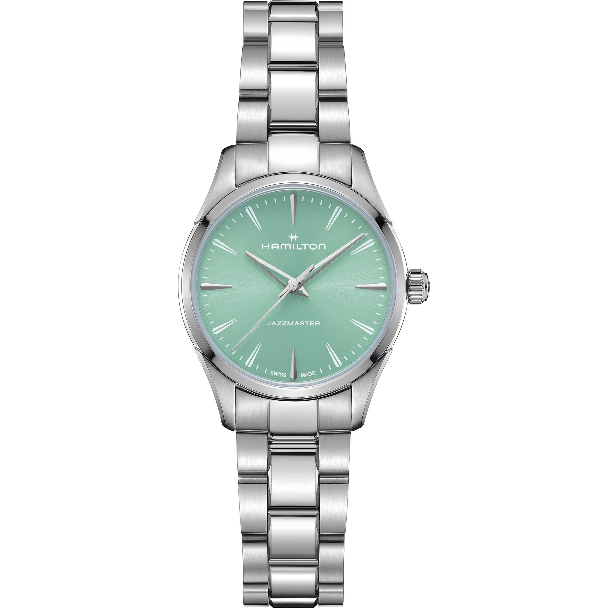 Hamilton Jazzmaster 32mm Blue Dial Steel Ladies Quartz Watch H32301161