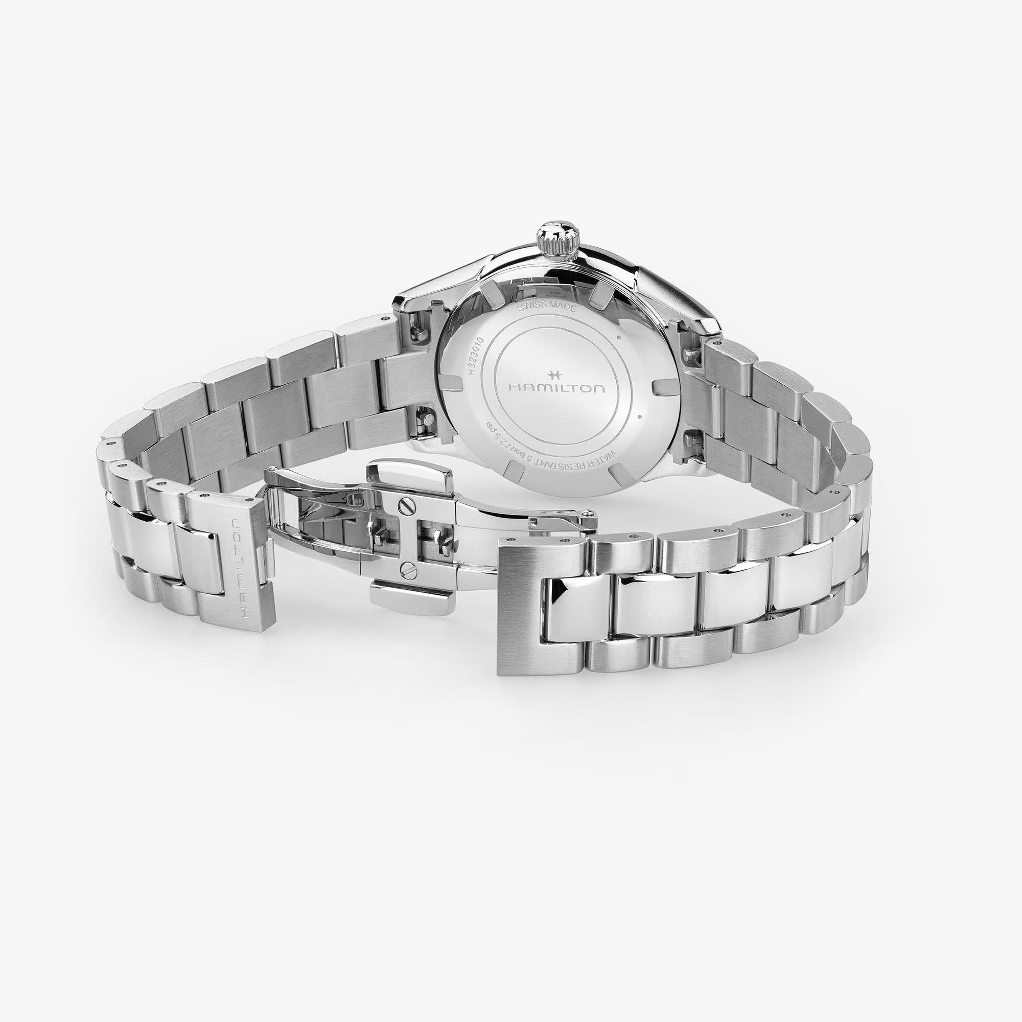 Hamilton Jazzmaster 32mm Blue Dial Steel Ladies Quartz Watch H32301161