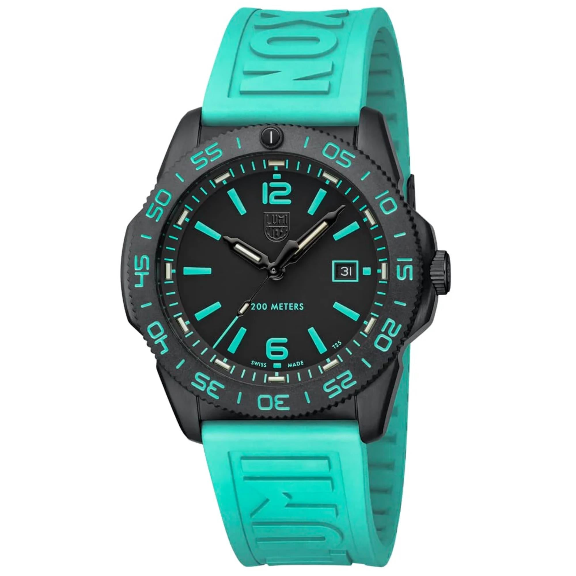 Luminox Pacific Diver 44mm Limited Edition Black Dial Rubber Mens Quartz Watch XS.3124.N.SET