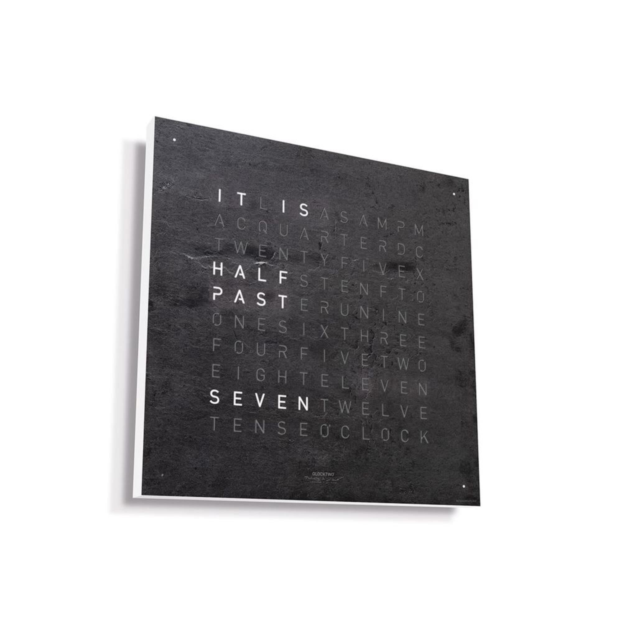 QLOCKTWO Earth 45 Creators Edition Metamorphite English Wall Clock QT4ENMM-UK