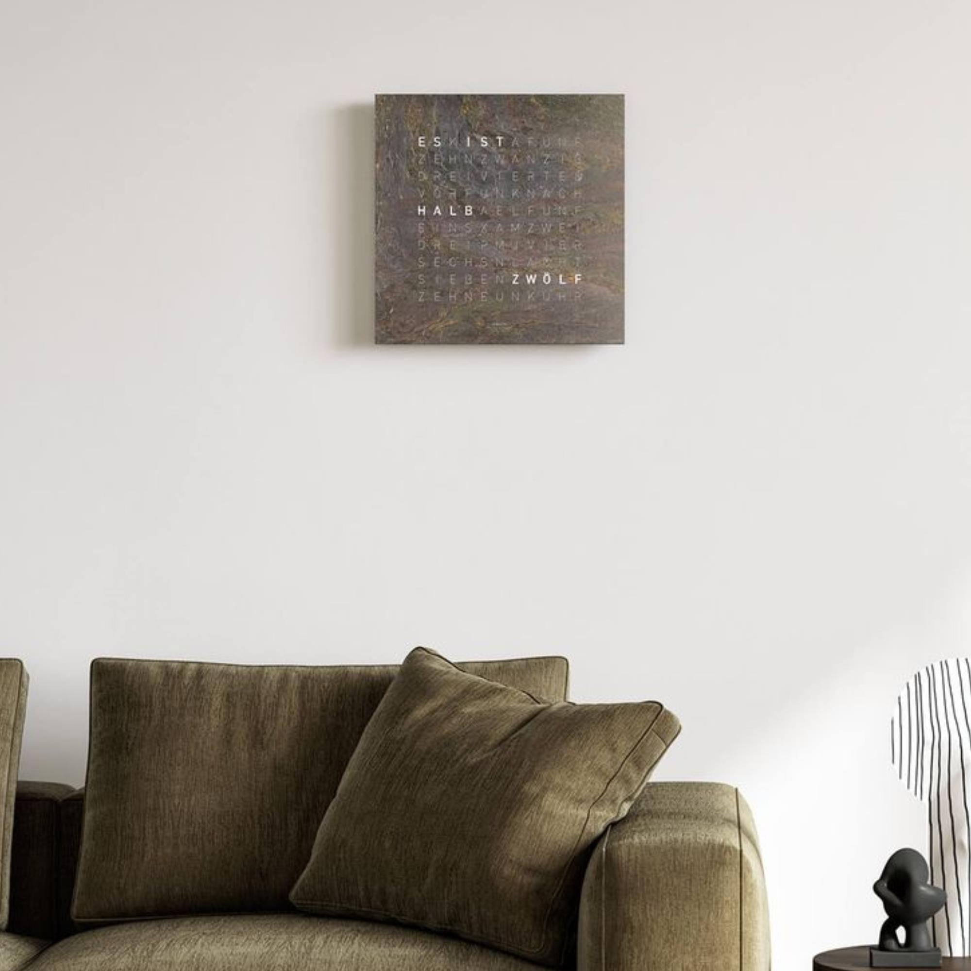QLOCKTWO Earth 45 Creators Edition Glintscape English Wall Clock QT4ENGS-UK