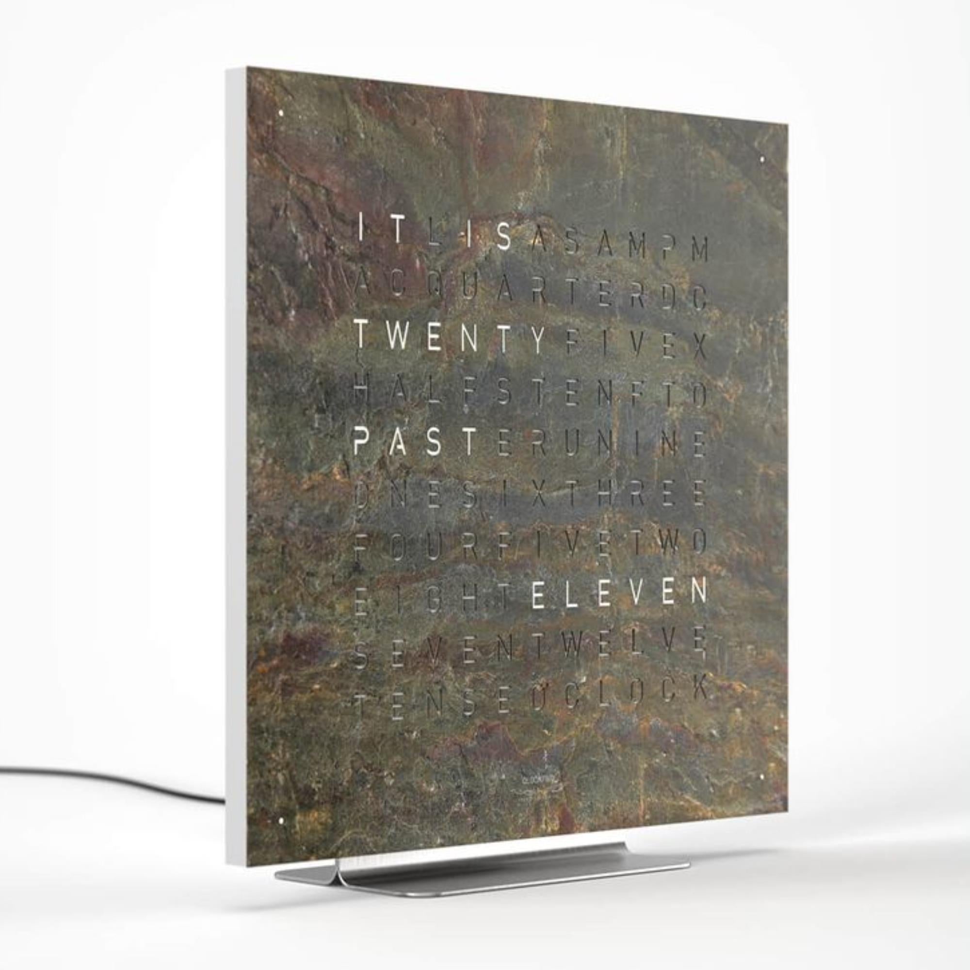 QLOCKTWO Earth 45 Creators Edition Glintscape English Wall Clock QT4ENGS-UK