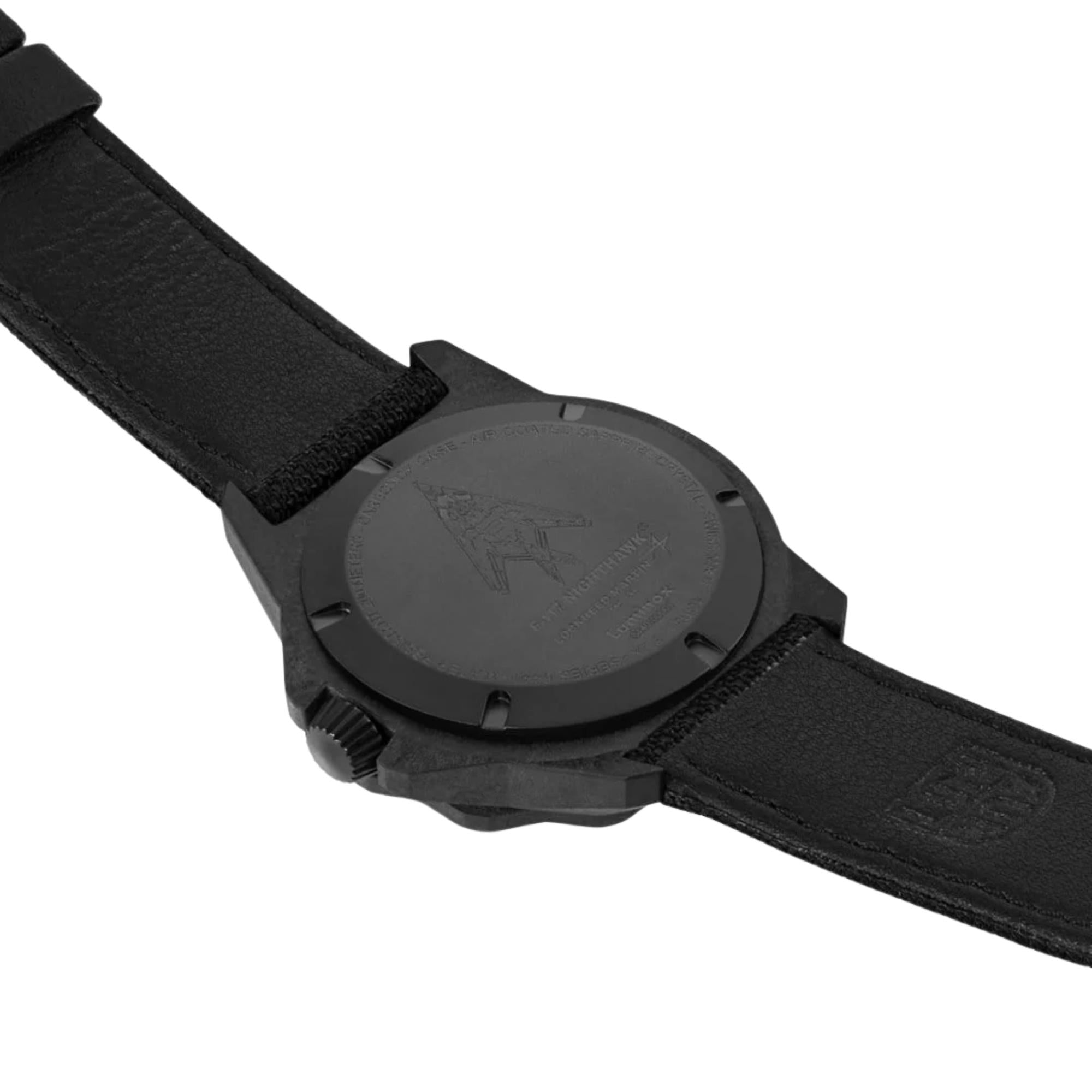 Luminox F-117 Nighthawk 44mm Black Dial Kevlar Mens Quartz Watch XA.6441