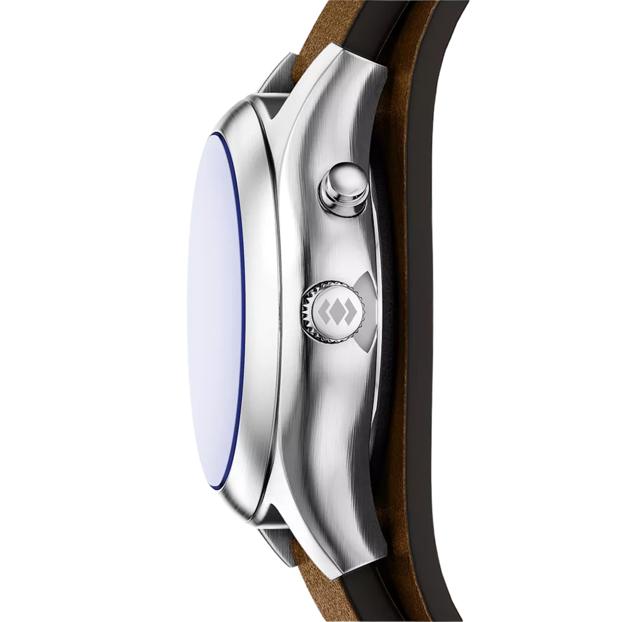 Fossil Y2K Big Tic 40mm Limited Edition Digital Leather Quartz Watch LE1229