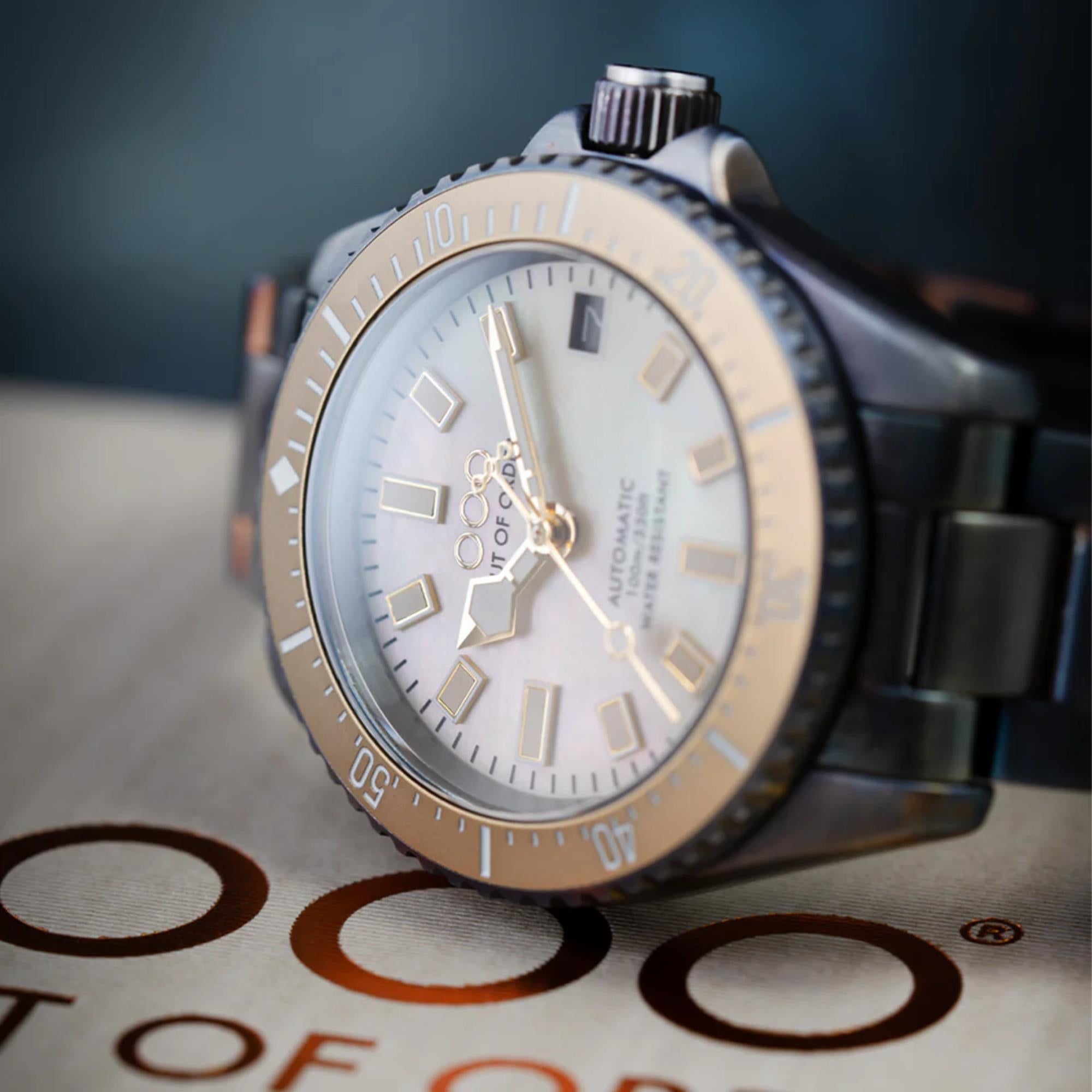 Out of Order Casanova 38mm San Marco Ivory Mother of Pearl Steel Mens Automatic Watch OOO.001-38.BE