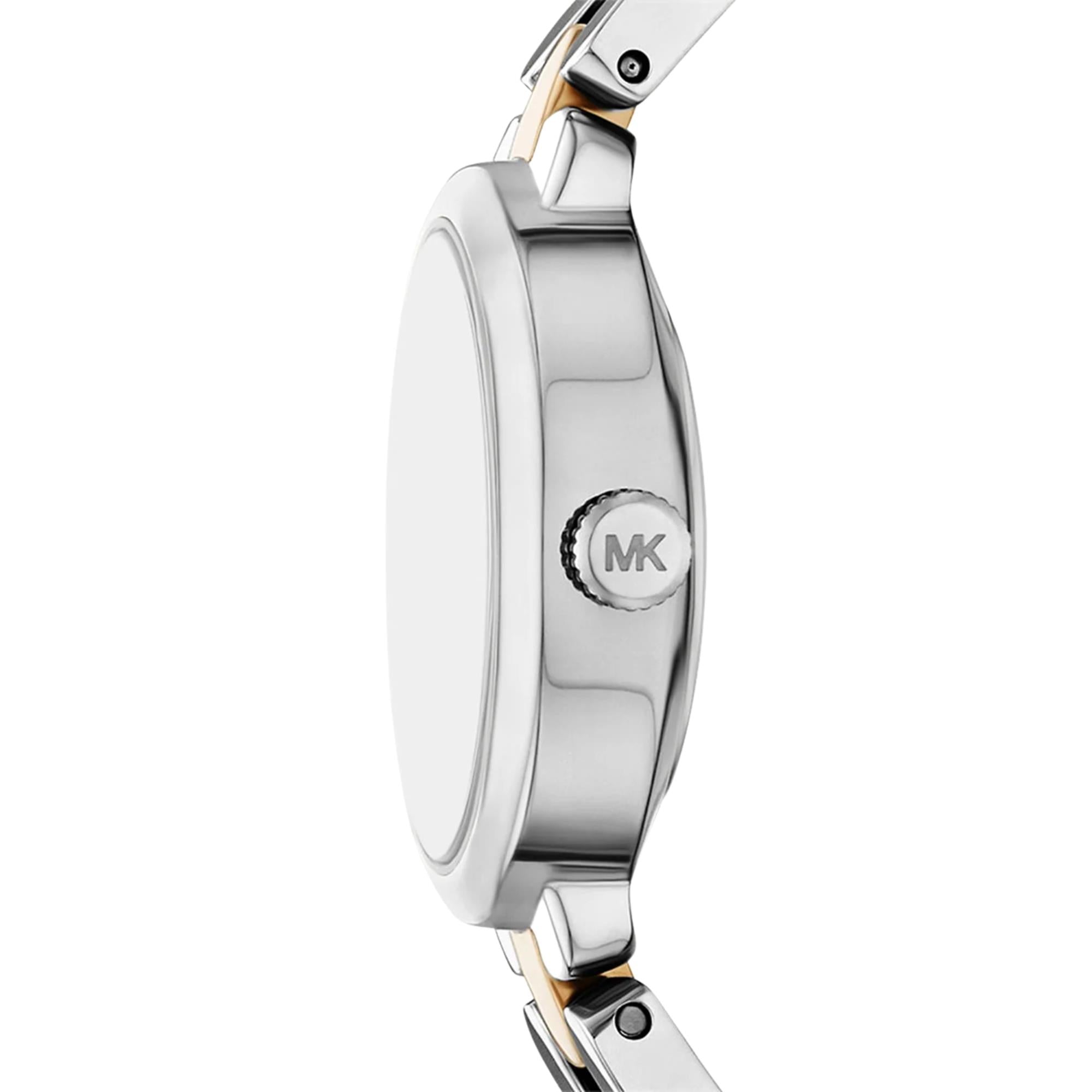 Michael Kors Maude 20.5mm White Dial Steel Ladies Quartz Watch MK4956