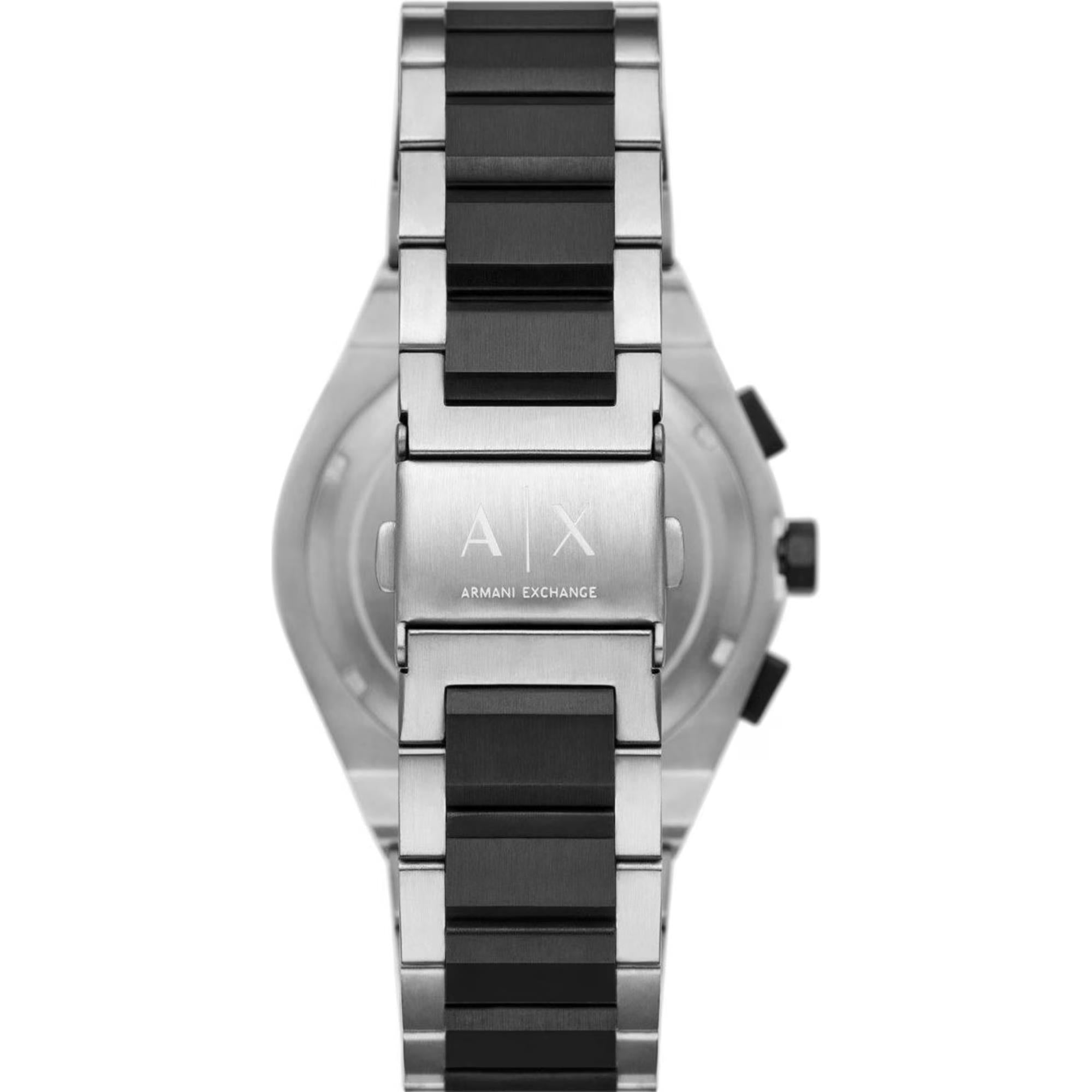 Armani Exchange Sync 42mm Chronograph Brown Dial Steel Mens Quartz Watch AX4199