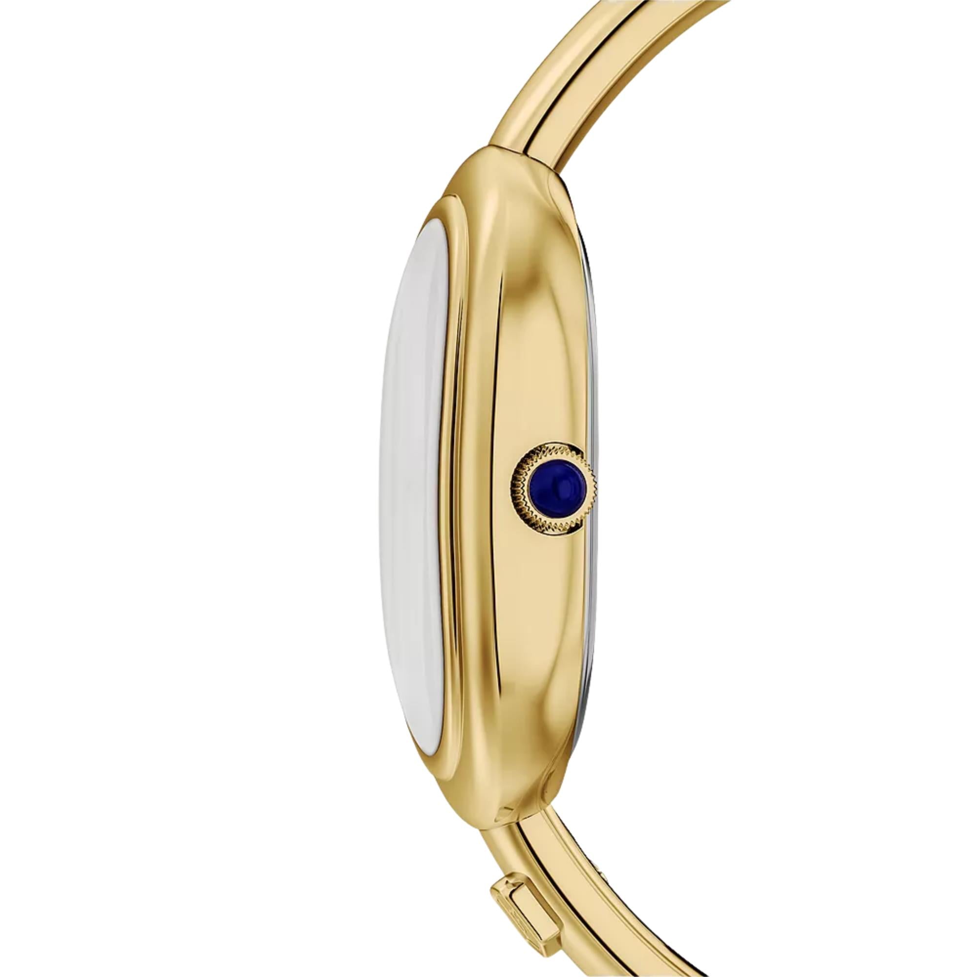 Fossil Sloan 25mm Mother of Pear Dial Steel Ladies Quartz Bangle Watch ES5444