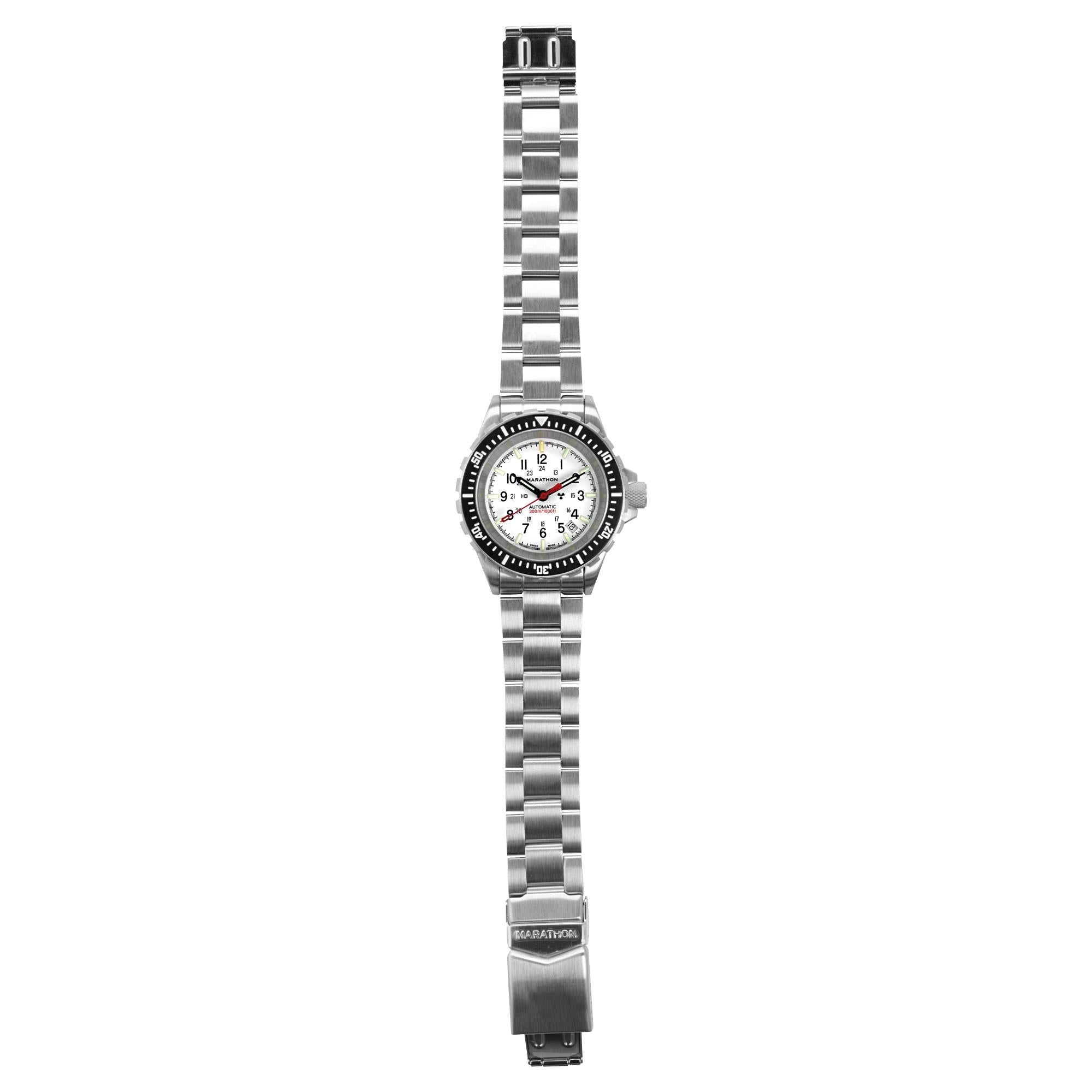 Marathon GSAR Arctic Edition 41mm White Dial Steel Mens Automatic Watch WW194006SS-0513
