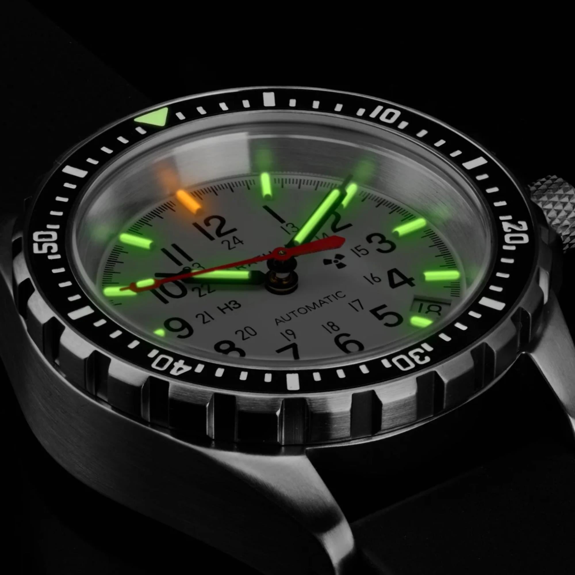 Marathon MSAR Arctic Edition 36mm White Dial Steel Mens Automatic Watch WW194026SS-0506