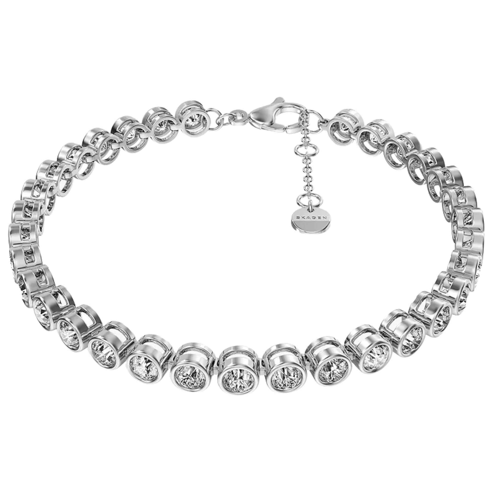 Skagen Moderne Glitz Silver Chain Ladies Bracelet SKJ5020040