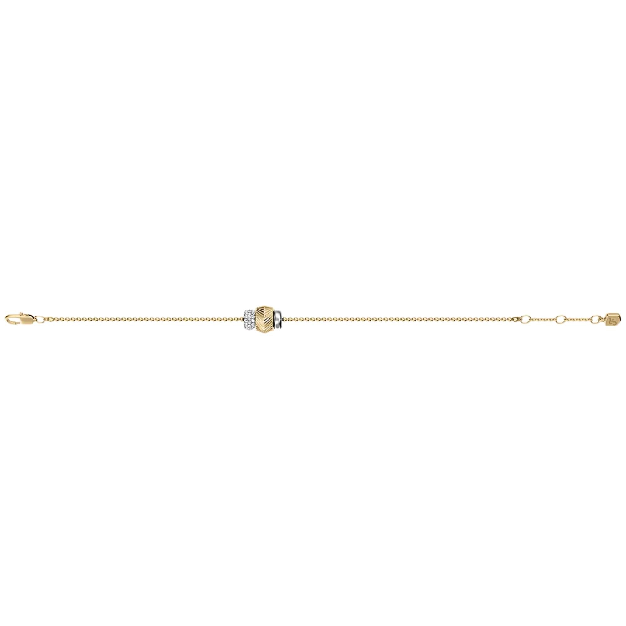 Fossil Harlow Rondelles Two-Tone Steel Station Ladies Bracelet JF04995998
