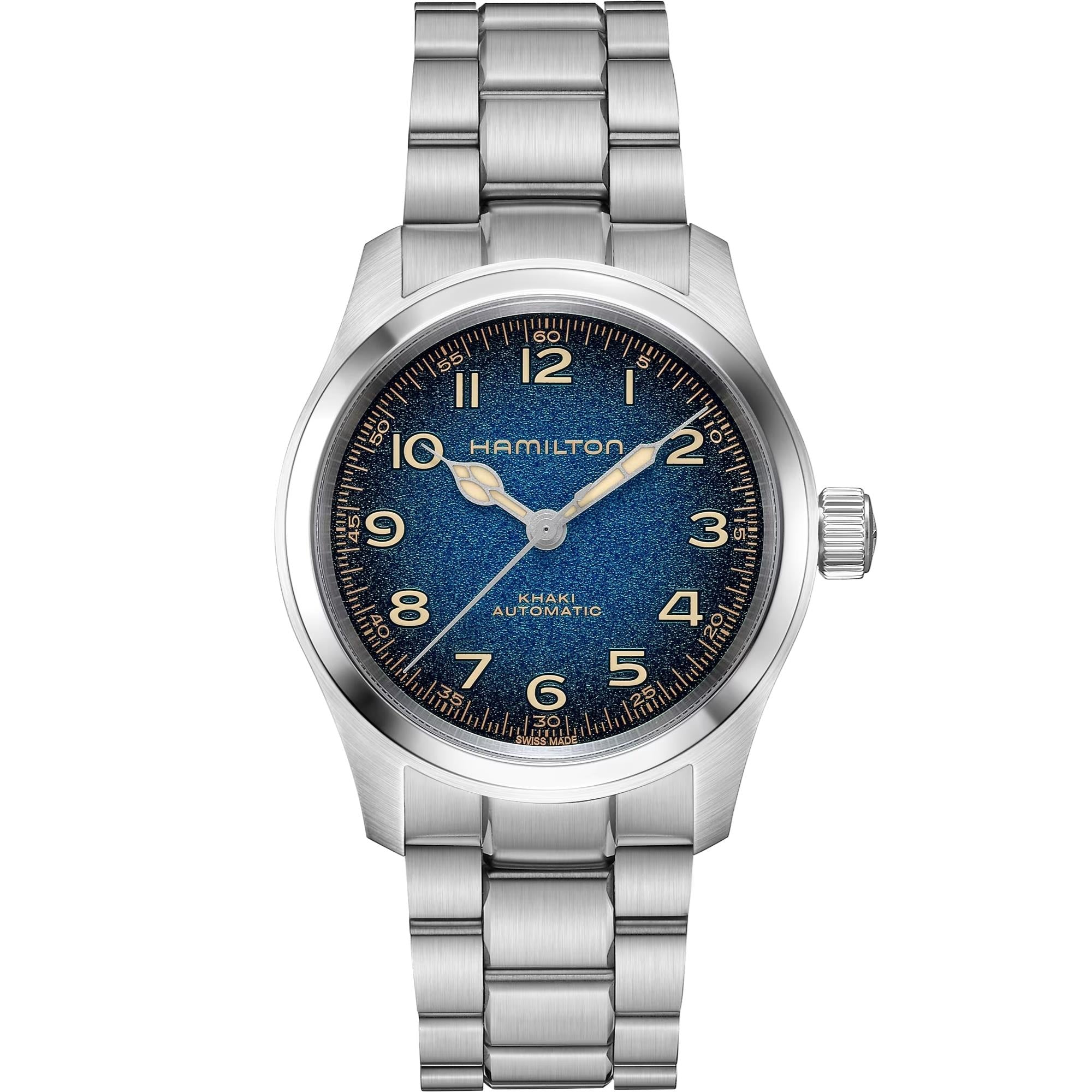 Hamilton Khaki Field Murph 38mm Blue Dial Steel Mens Automatic Watch H70405140