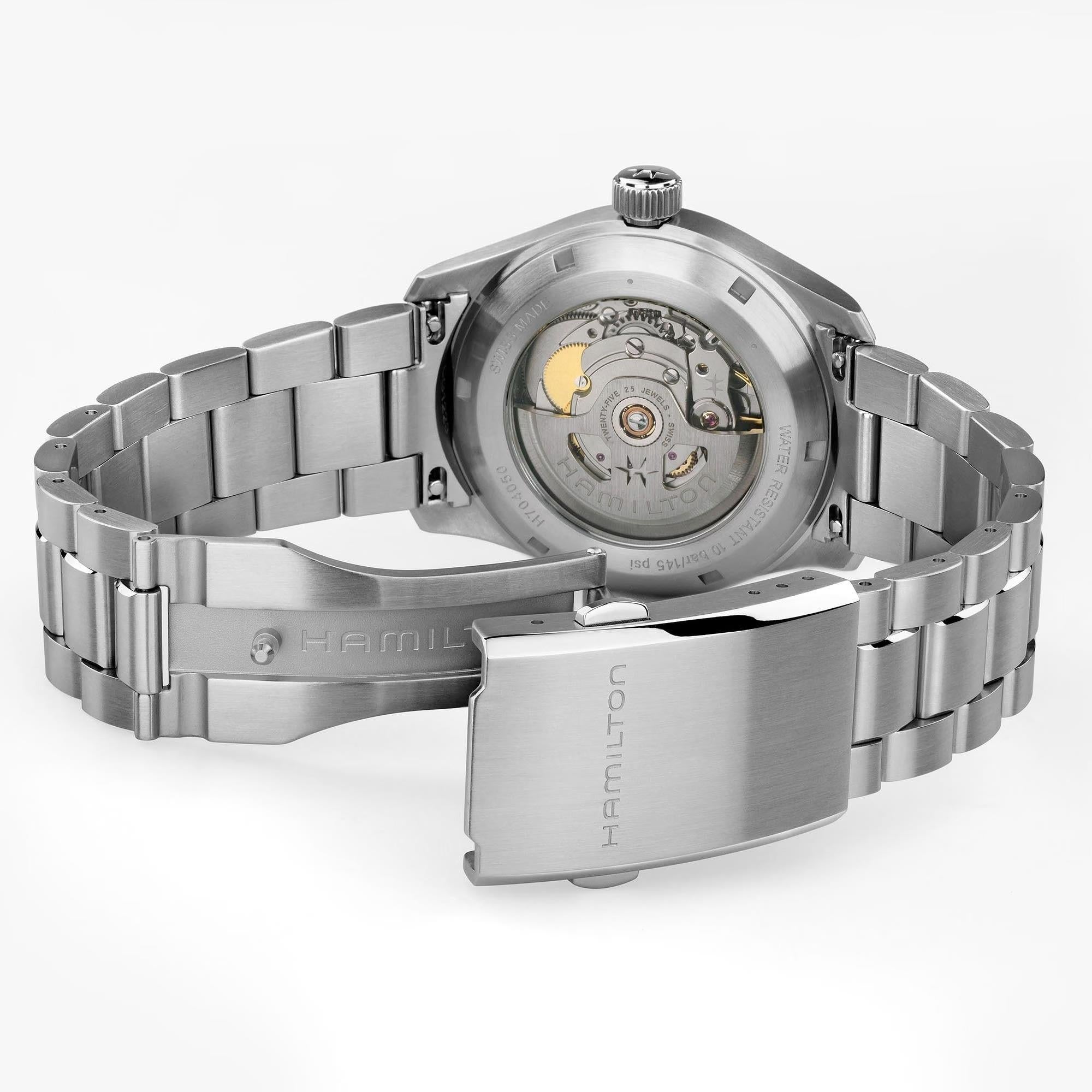 Hamilton Khaki Field Murph 38mm Blue Dial Steel Mens Automatic Watch H70405140