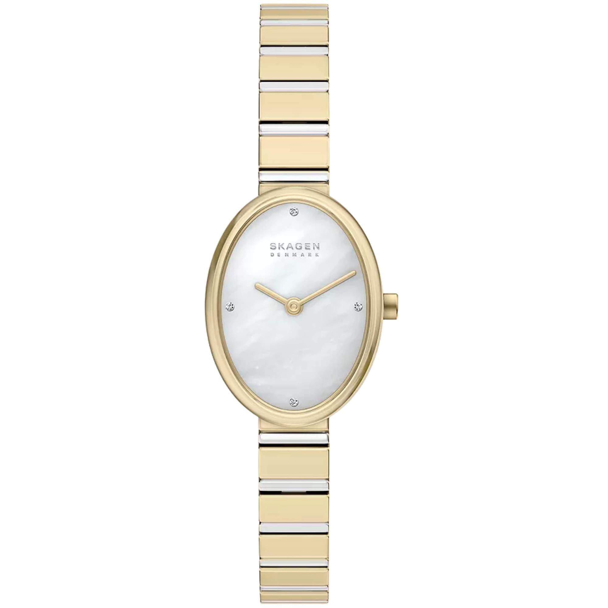 Skagen Anita Oval 20mm Mother of Pearl Steel Ladies Quartz Watch SKW3183